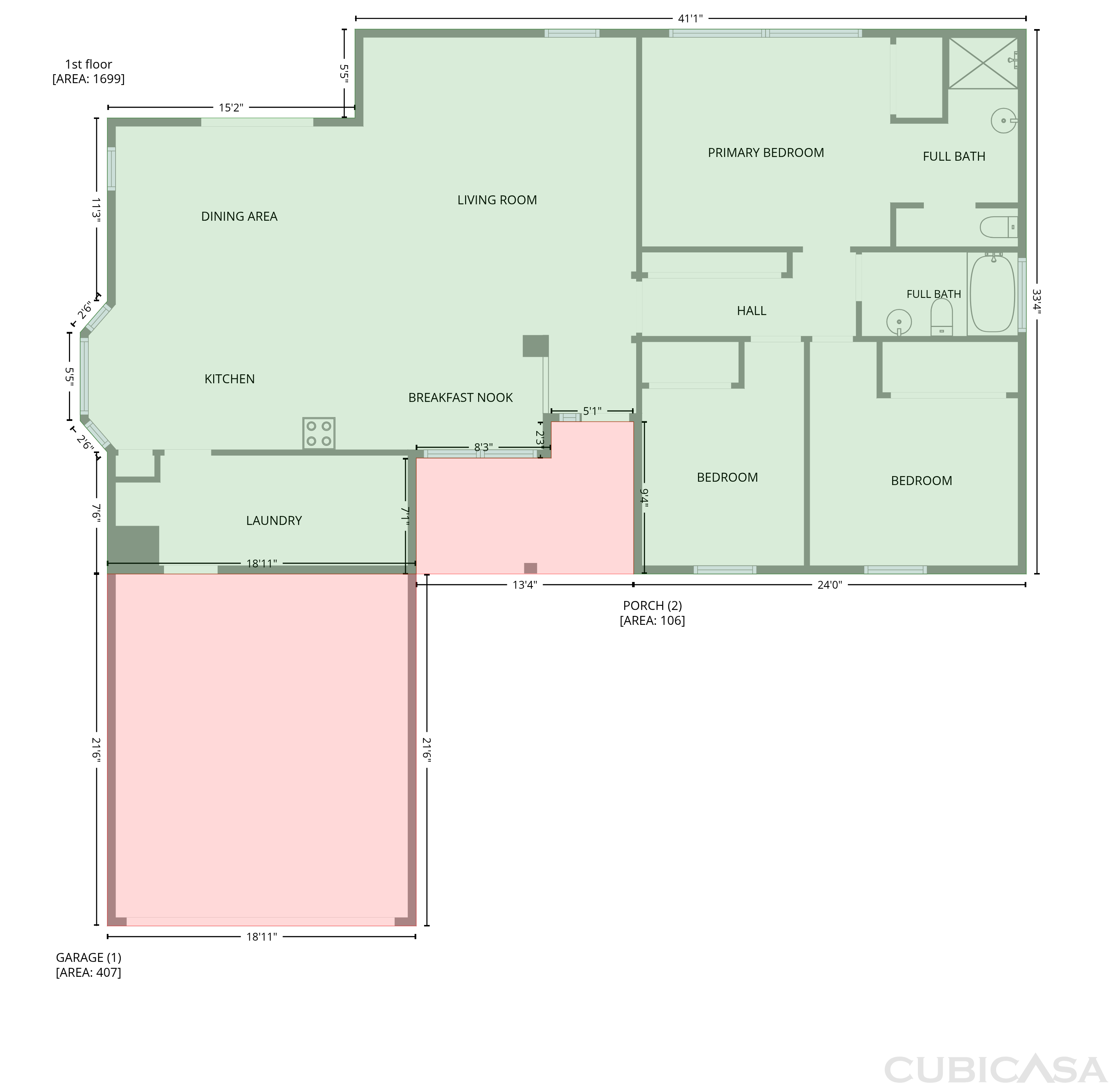 Main Floor of 615 W Montoya Ln, Phoenix, AZ