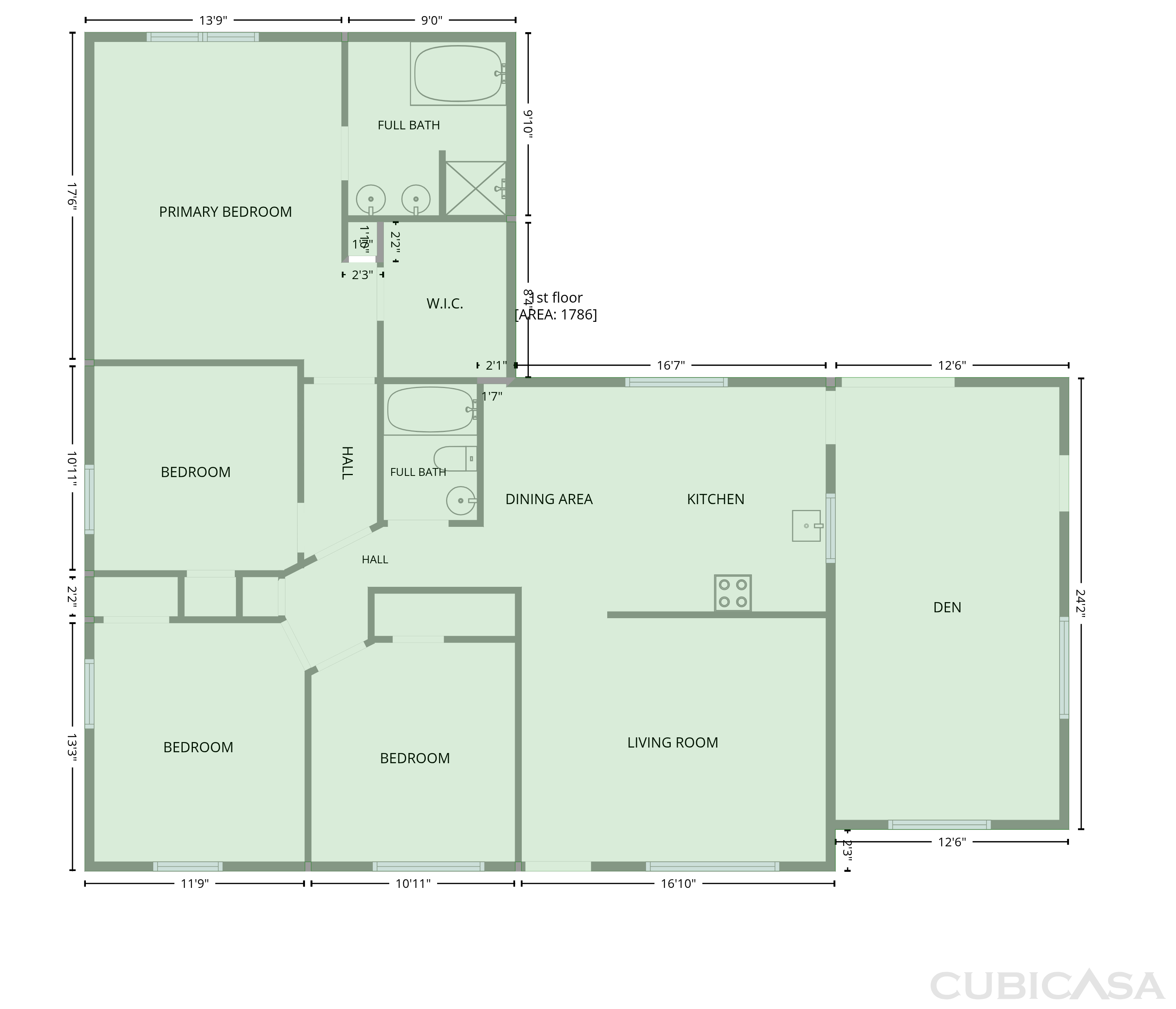 Main Floor of 4060 Rosehill Rd, Fayetteville, NC