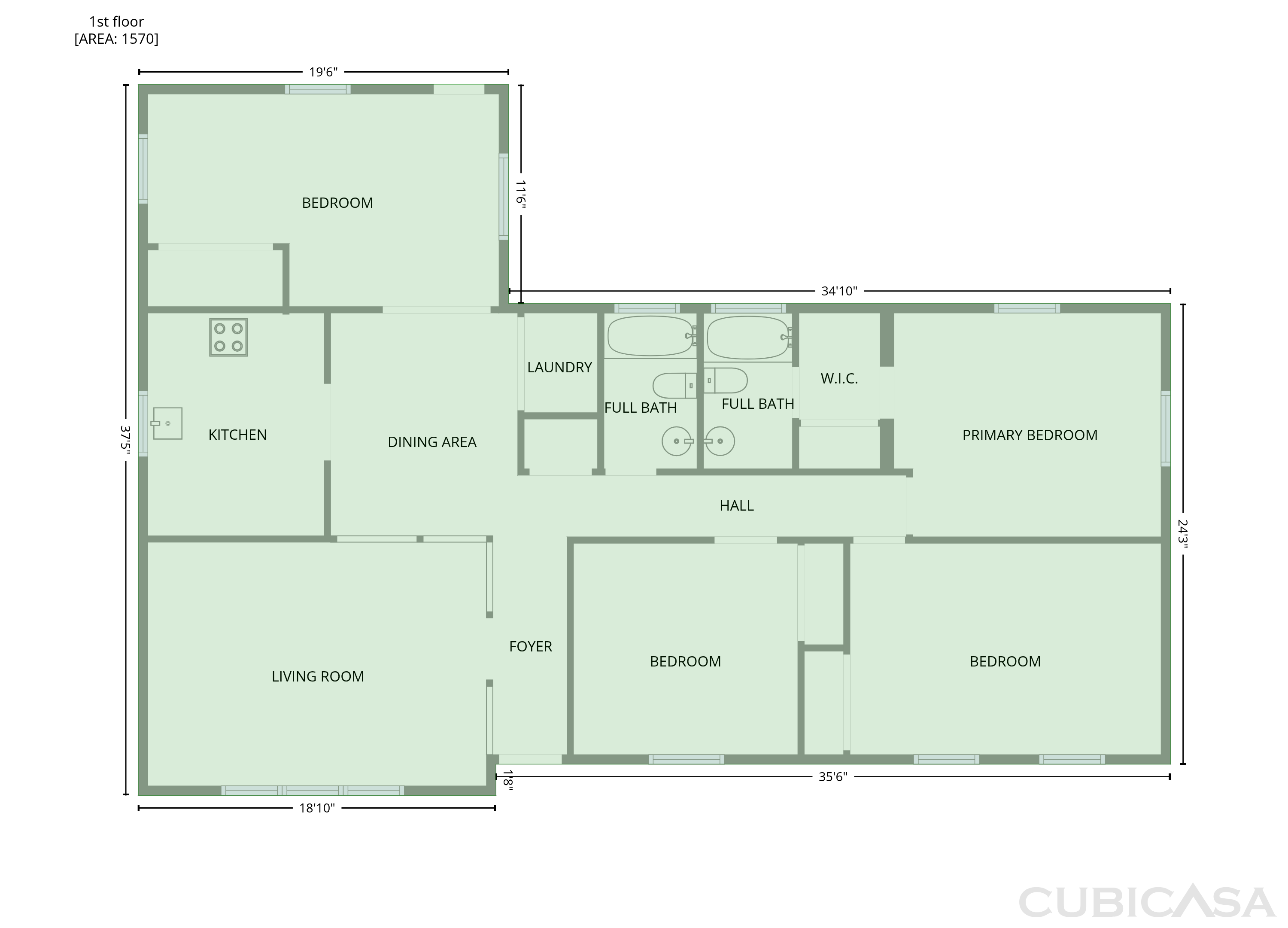 Main Floor of 5750 NW 55th Ave, Ocala, FL