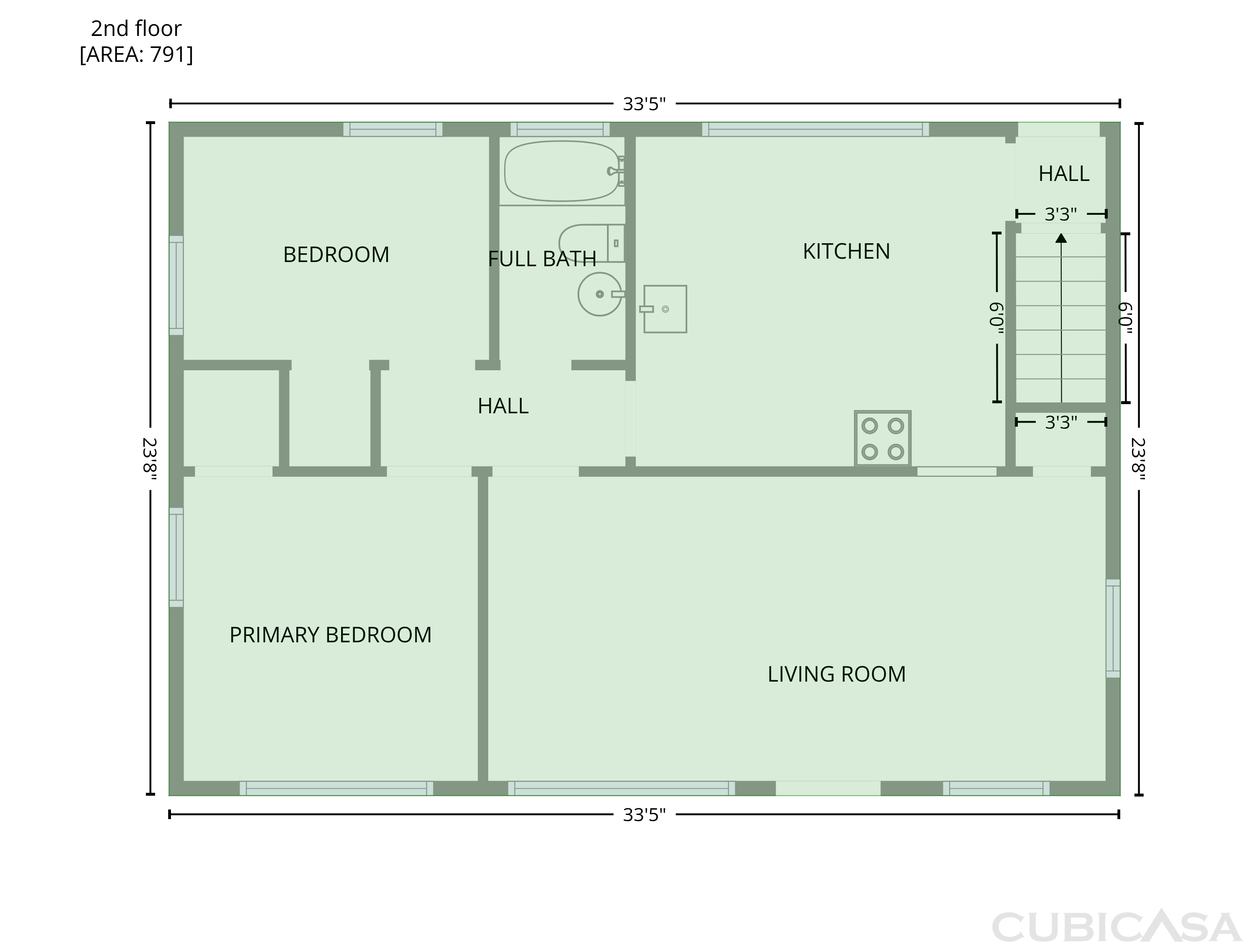 Second Floor of 1320 Gahan Dr, Florissant, MO