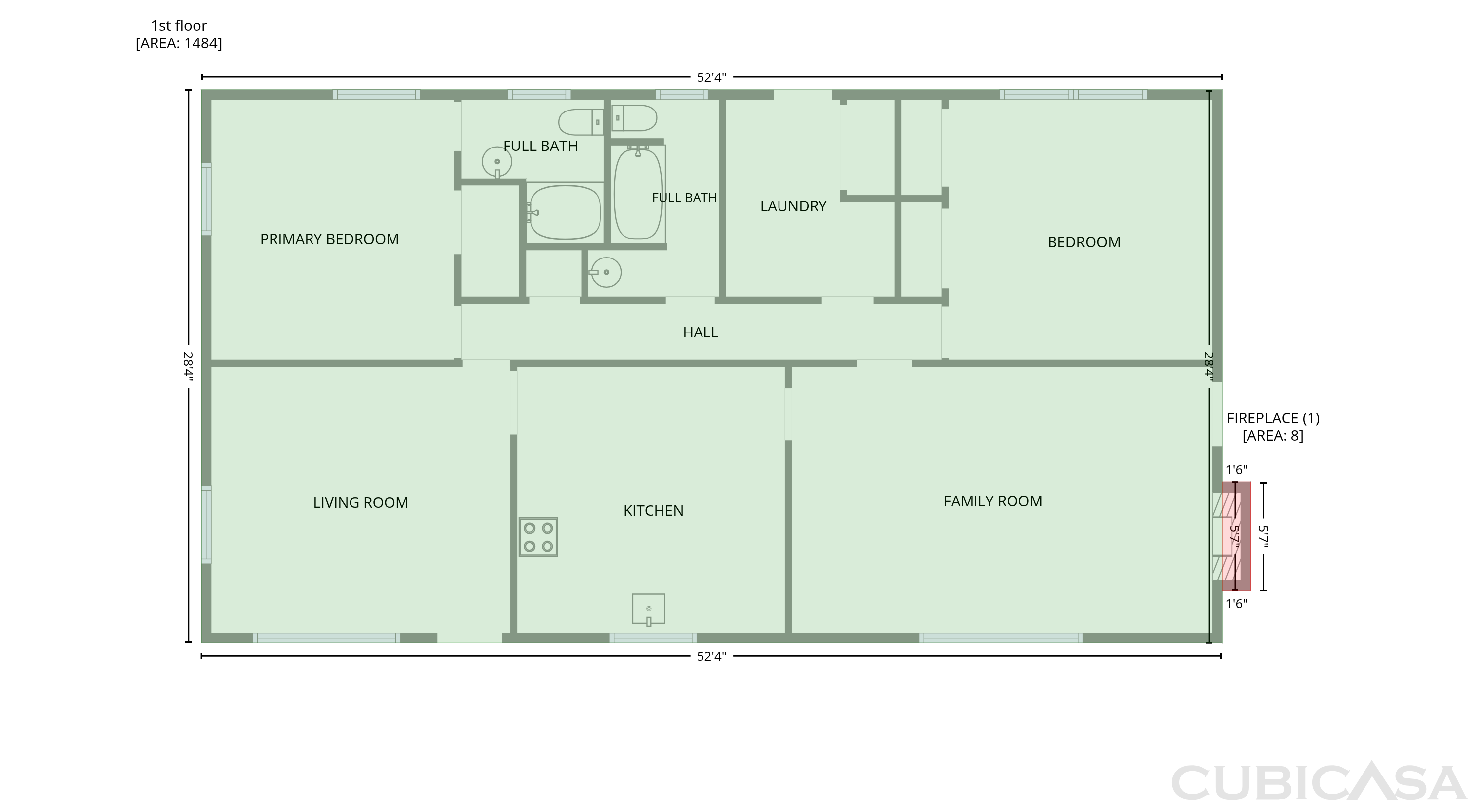 Main Floor of 1715 Old Hollow Rd, Walkertown, NC