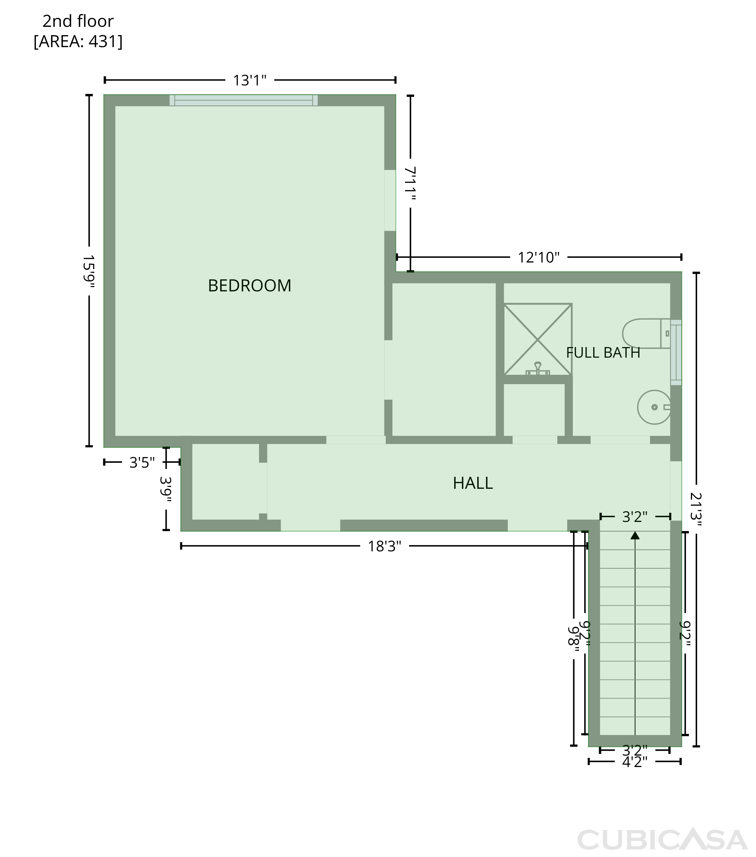Third Floor of 34310 Kentucky, Clinton Township, MI