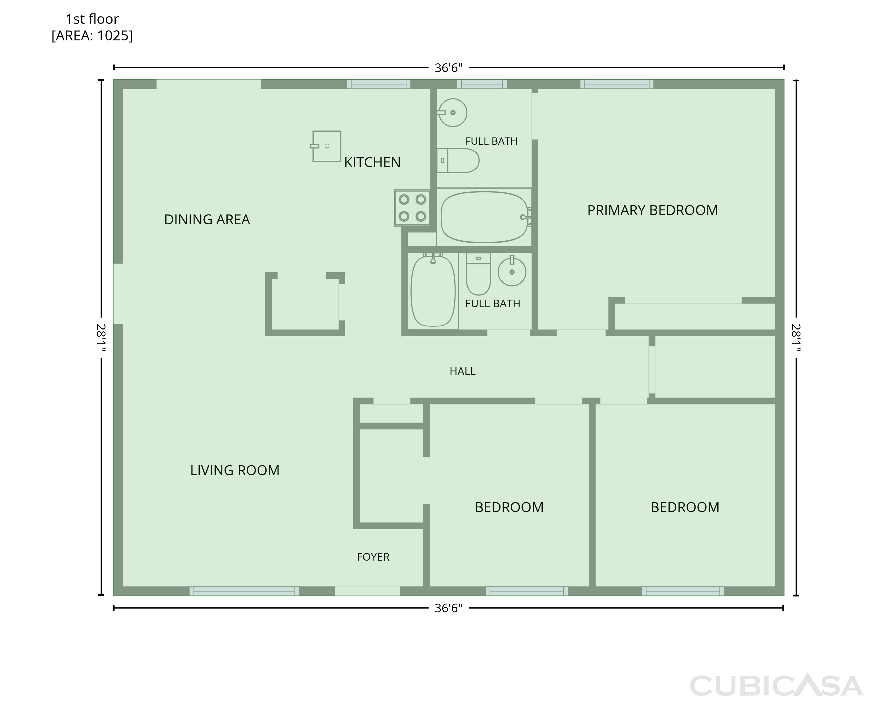 Main Floor of 5349 S Greenway Dr, Tucson, AZ