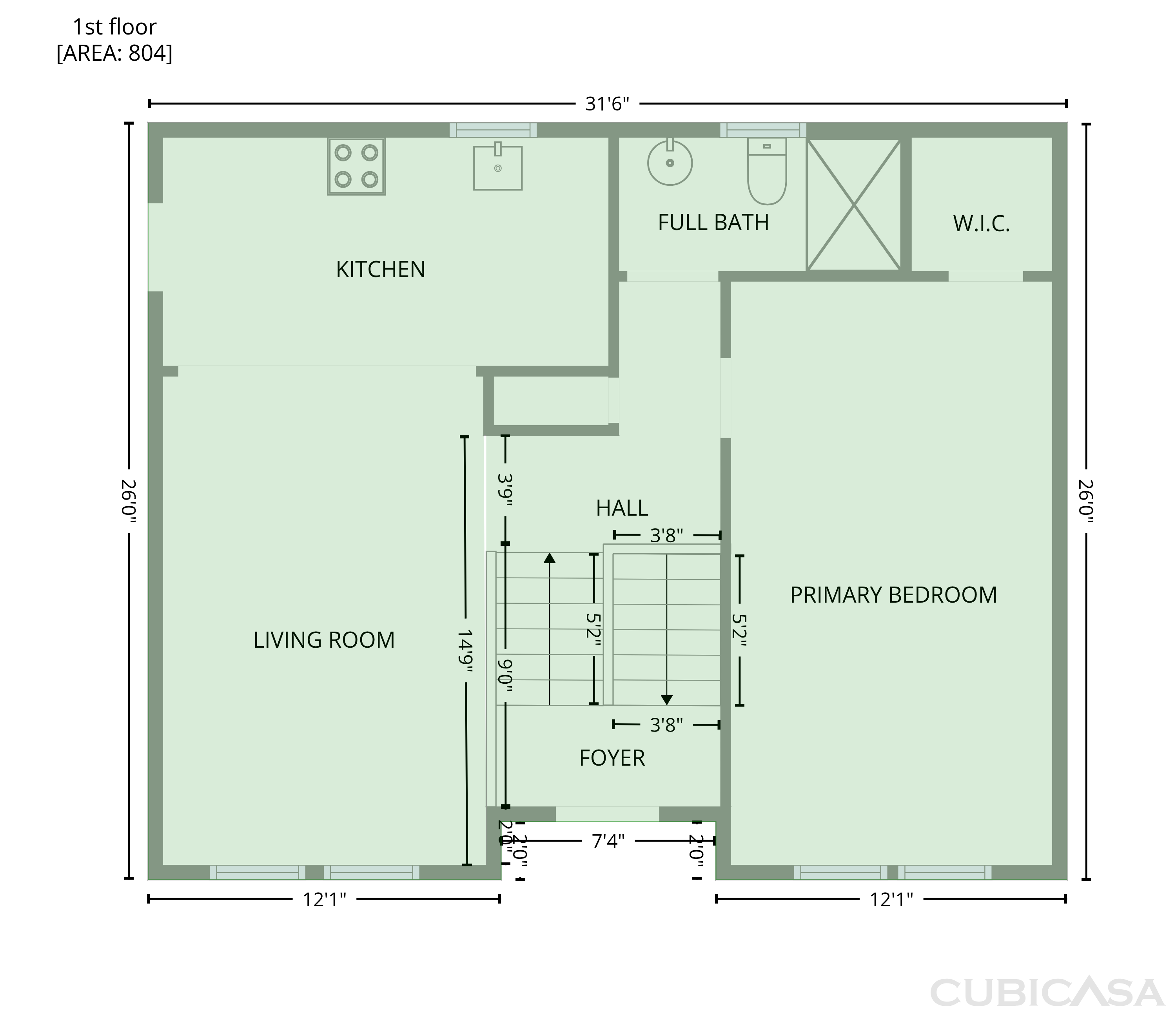 Second Floor of 105 Foxhall Ct, Easley, SC