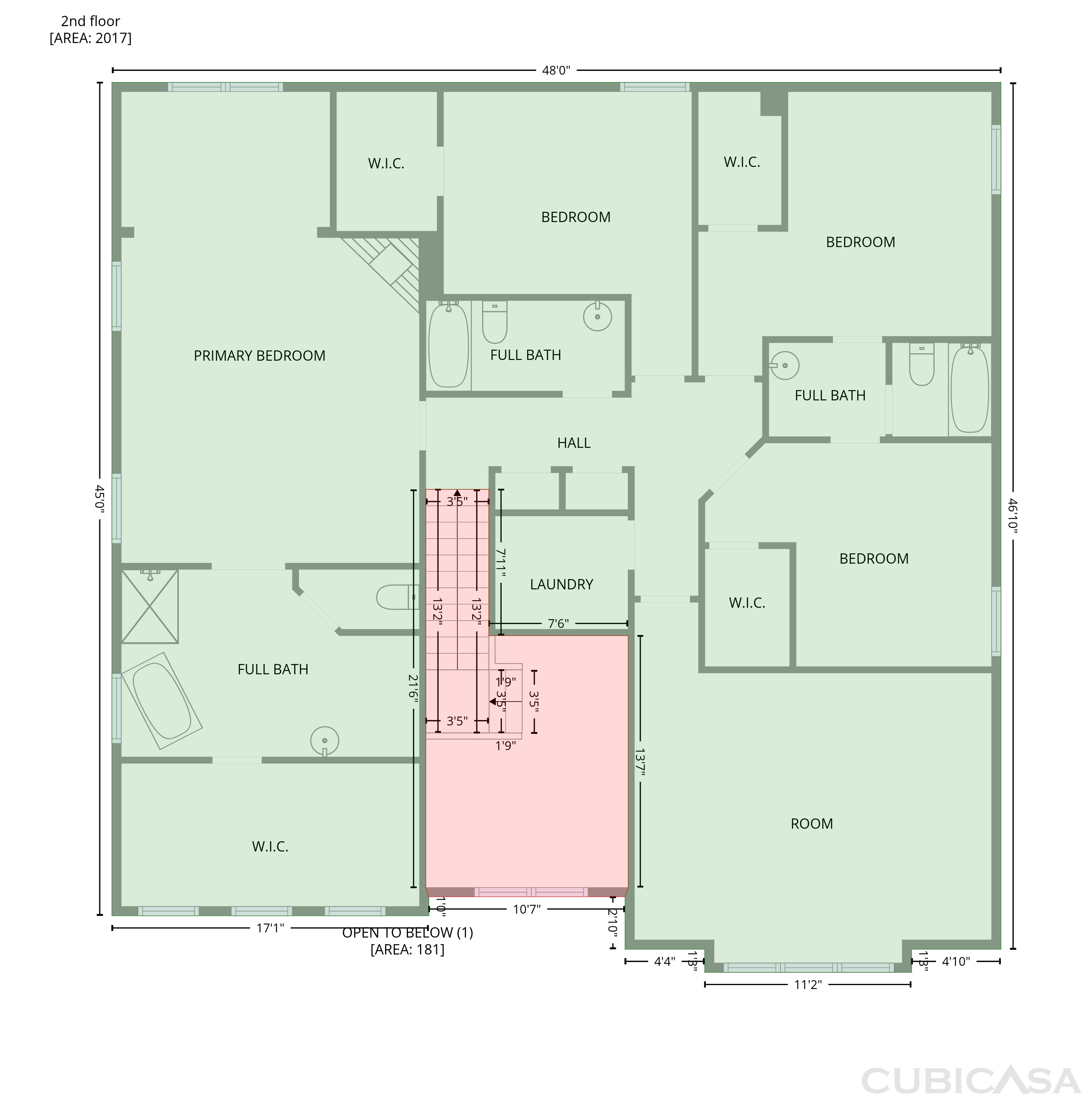 Second Floor of 621 Gaelens Ln, Irmo, SC