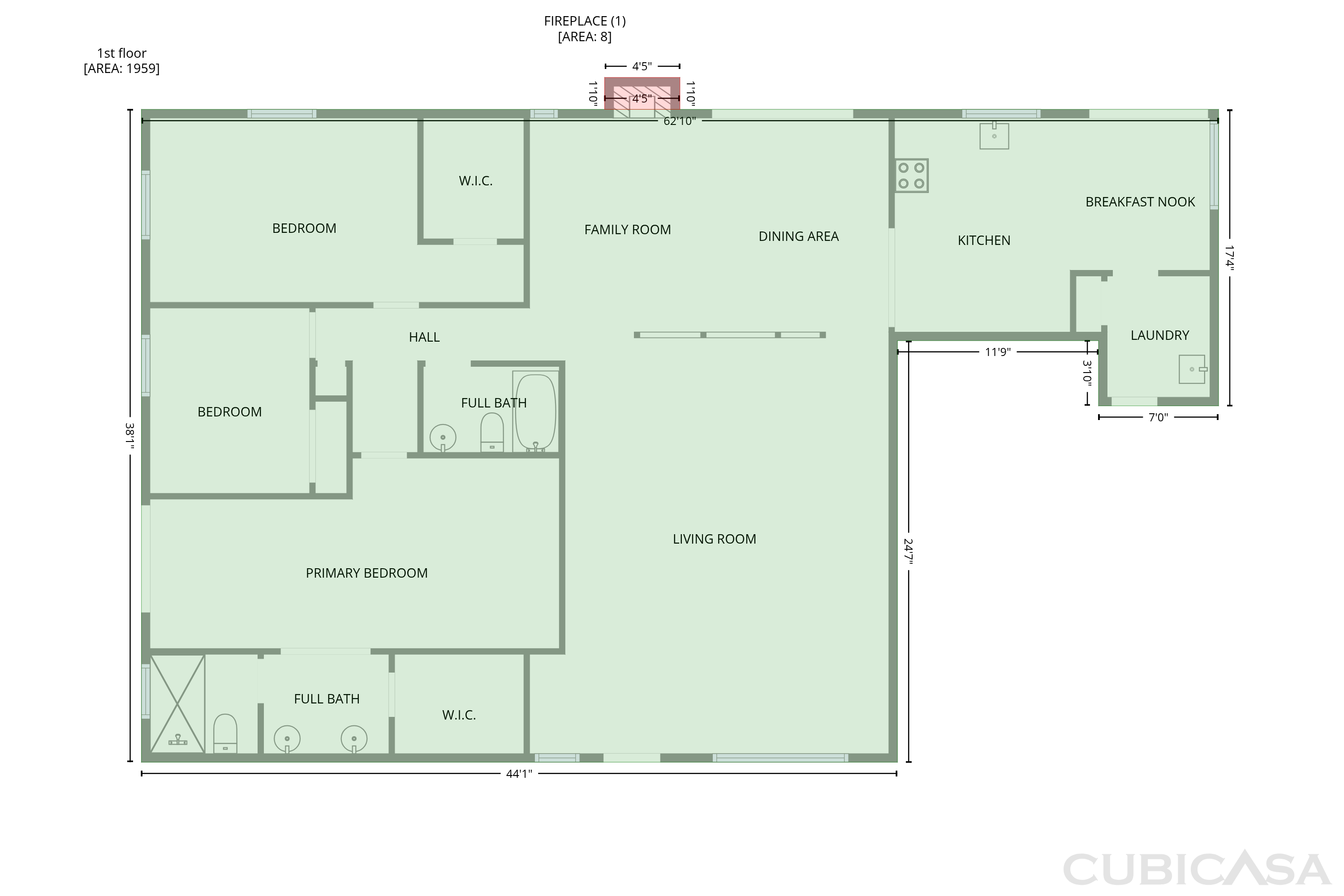 Main Floor of 2346 E Mescal St, Phoenix, AZ