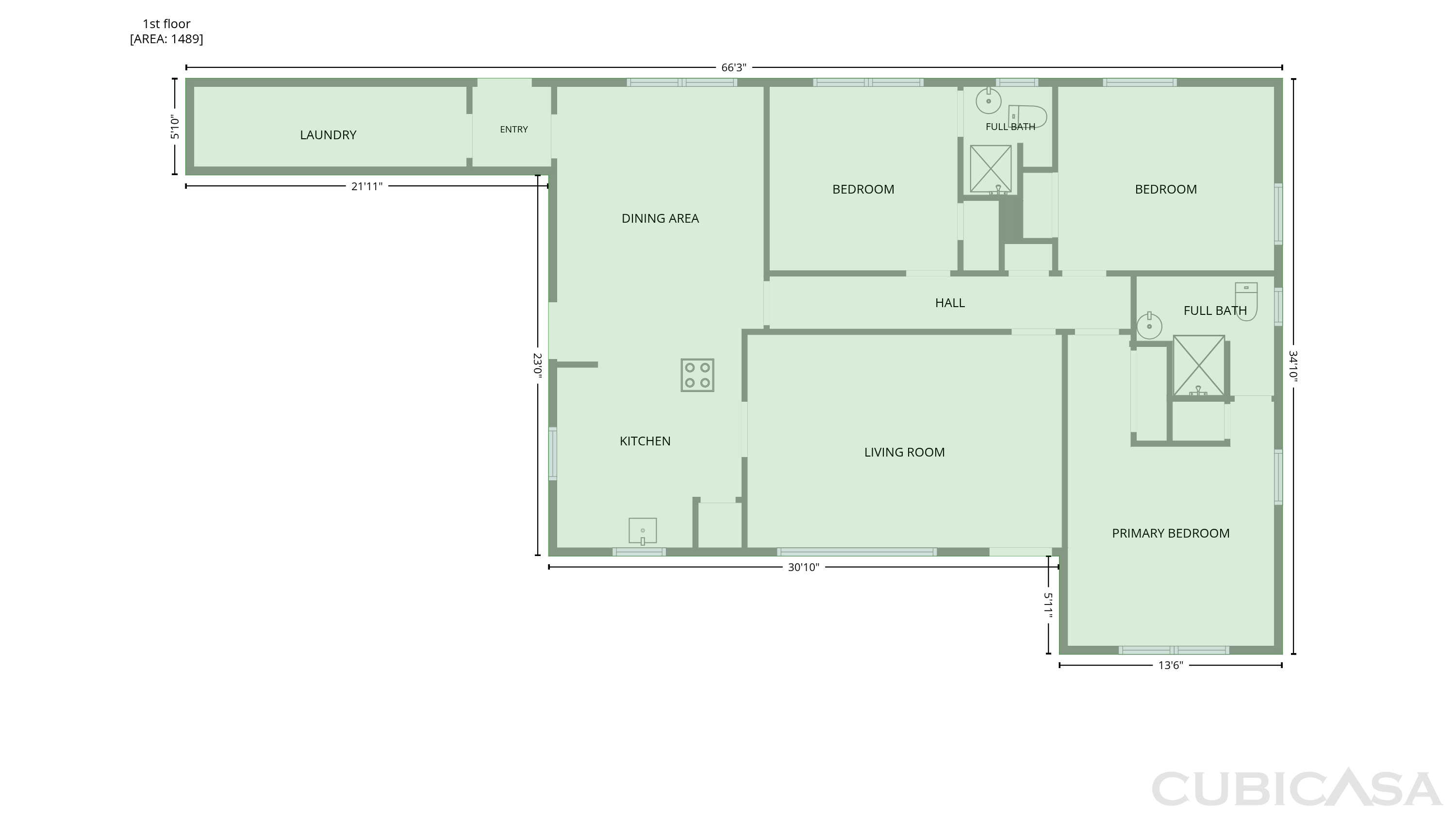 Main Floor of 763 Oak Ave, Pinehurst, GA