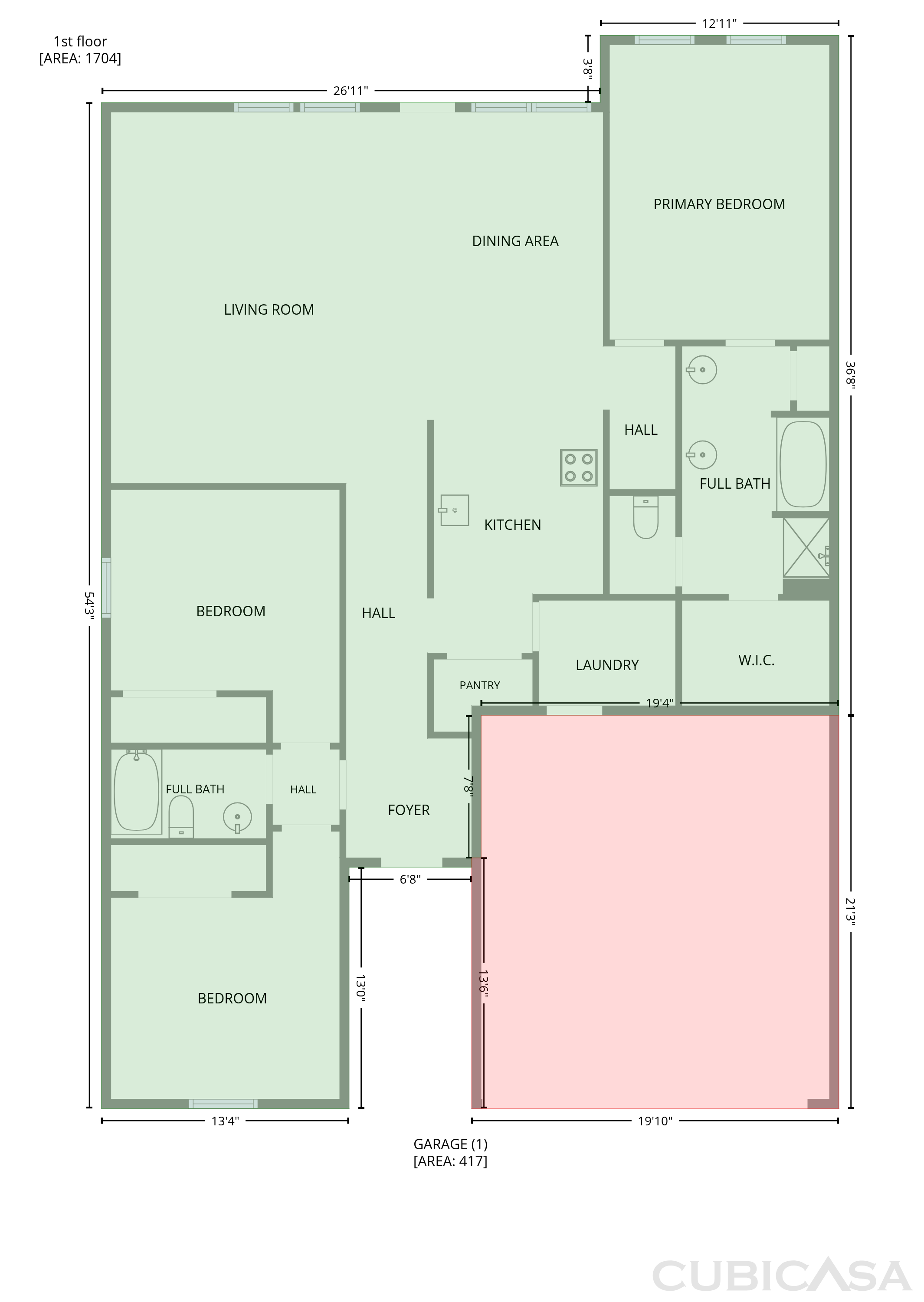 Main Floor of 42318 Broadwalk Ave, Hammond, LA