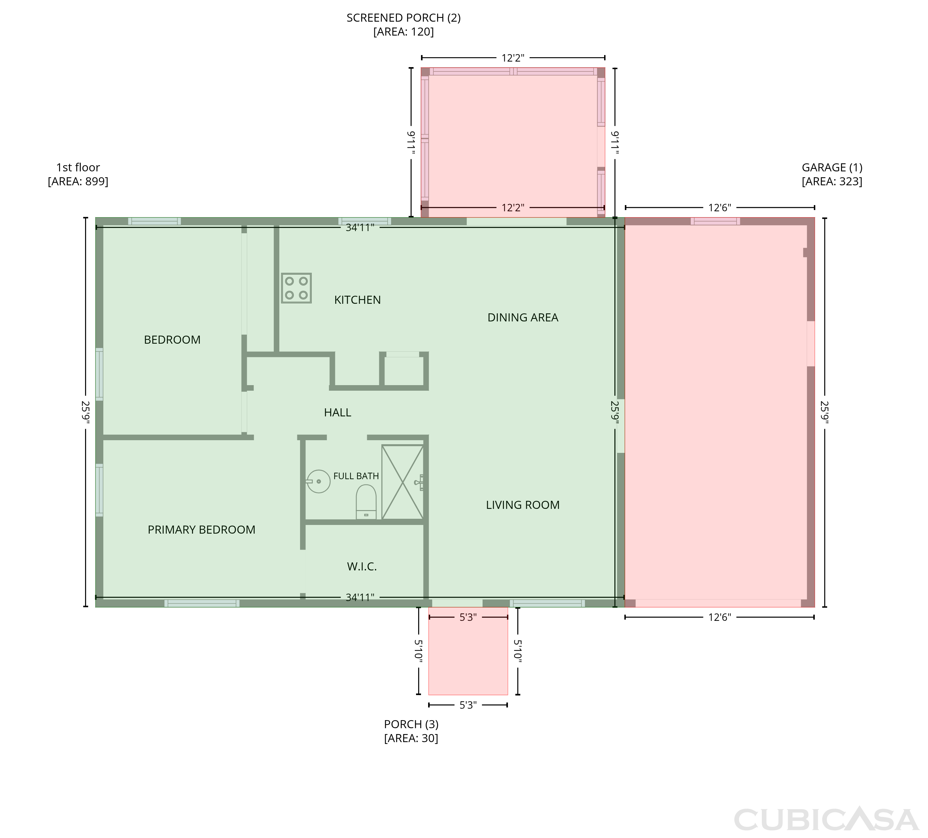 Main Floor of 3664 SW Ivy Pl, Dunnellon, FL