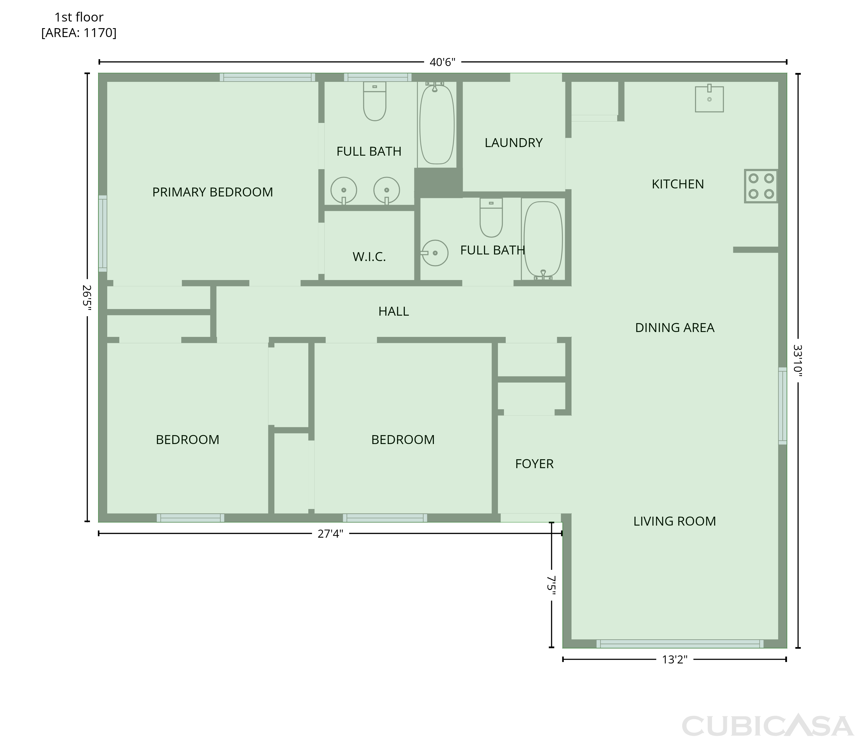 Main Floor of 2137 Sterling Creek Ln, Franklinton, NC