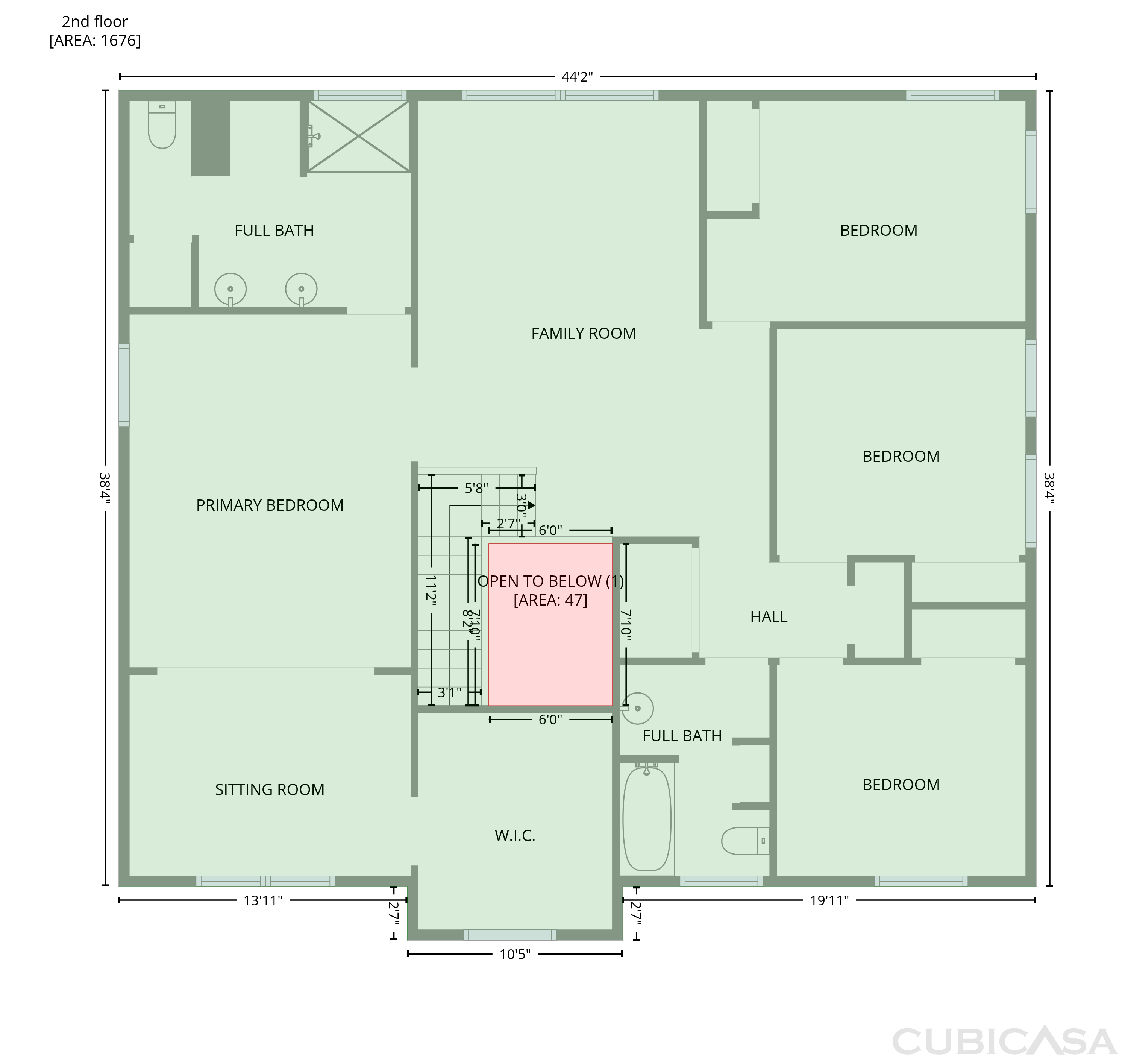 Second Floor of 109 Puckett Ct, Canton, GA