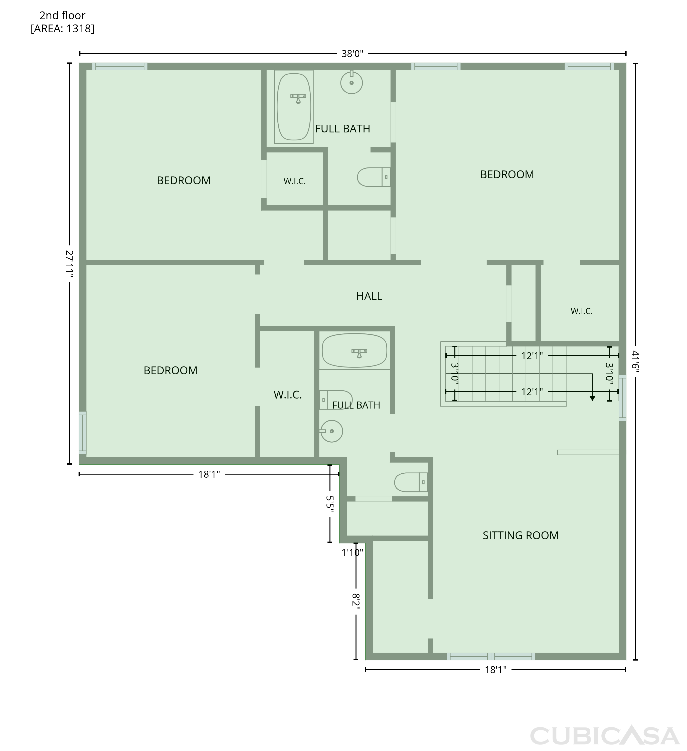 Second Floor of 6800 Olivia Ct, Whitsett, NC