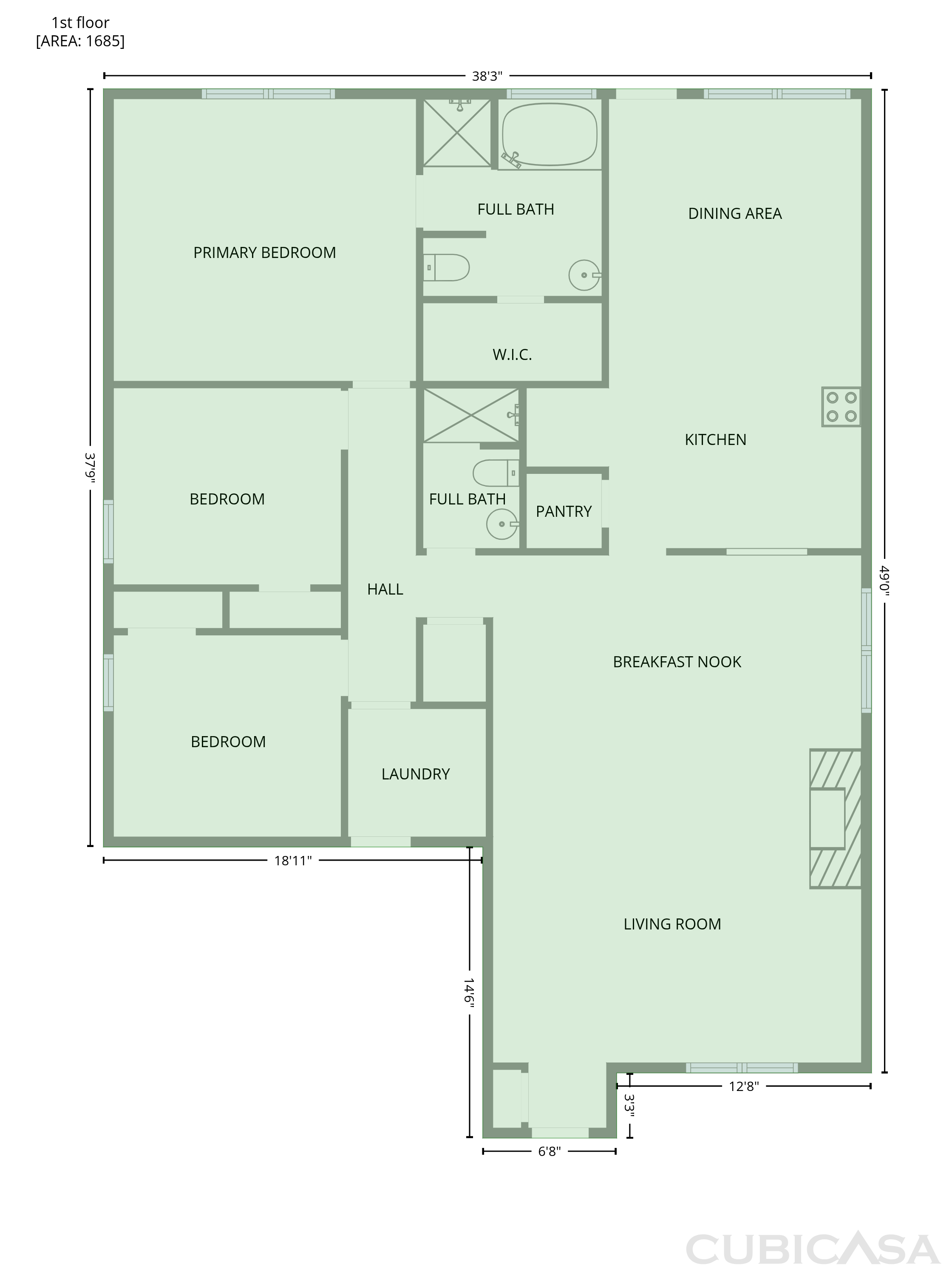 Main Floor of 2324 Glenhaven Dr, McKinney, TX