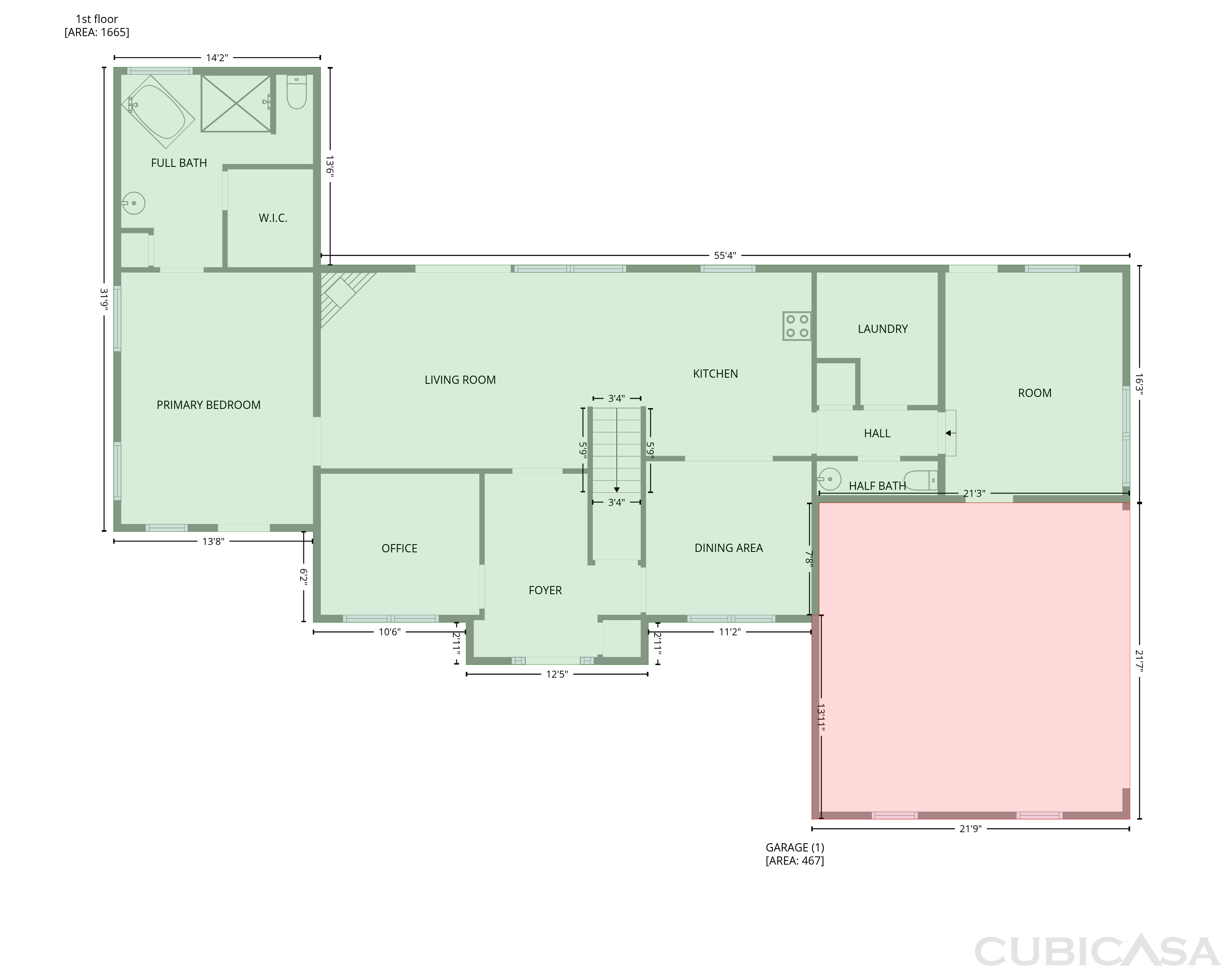 Main Floor of 7632 Holly Springs Rd, Hernando, MS