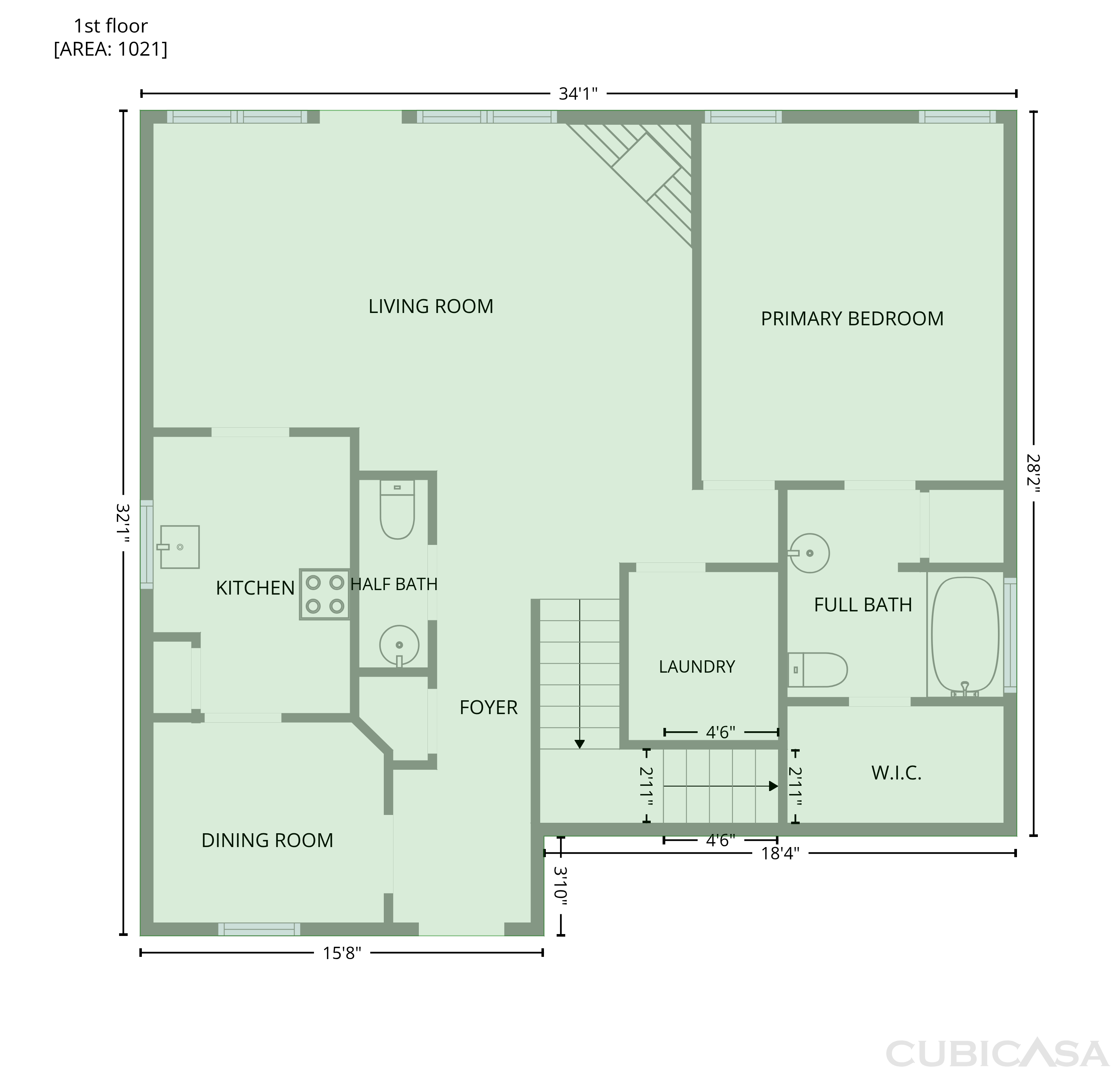Main Floor of 6936 Red Bone Way, Lithonia, GA