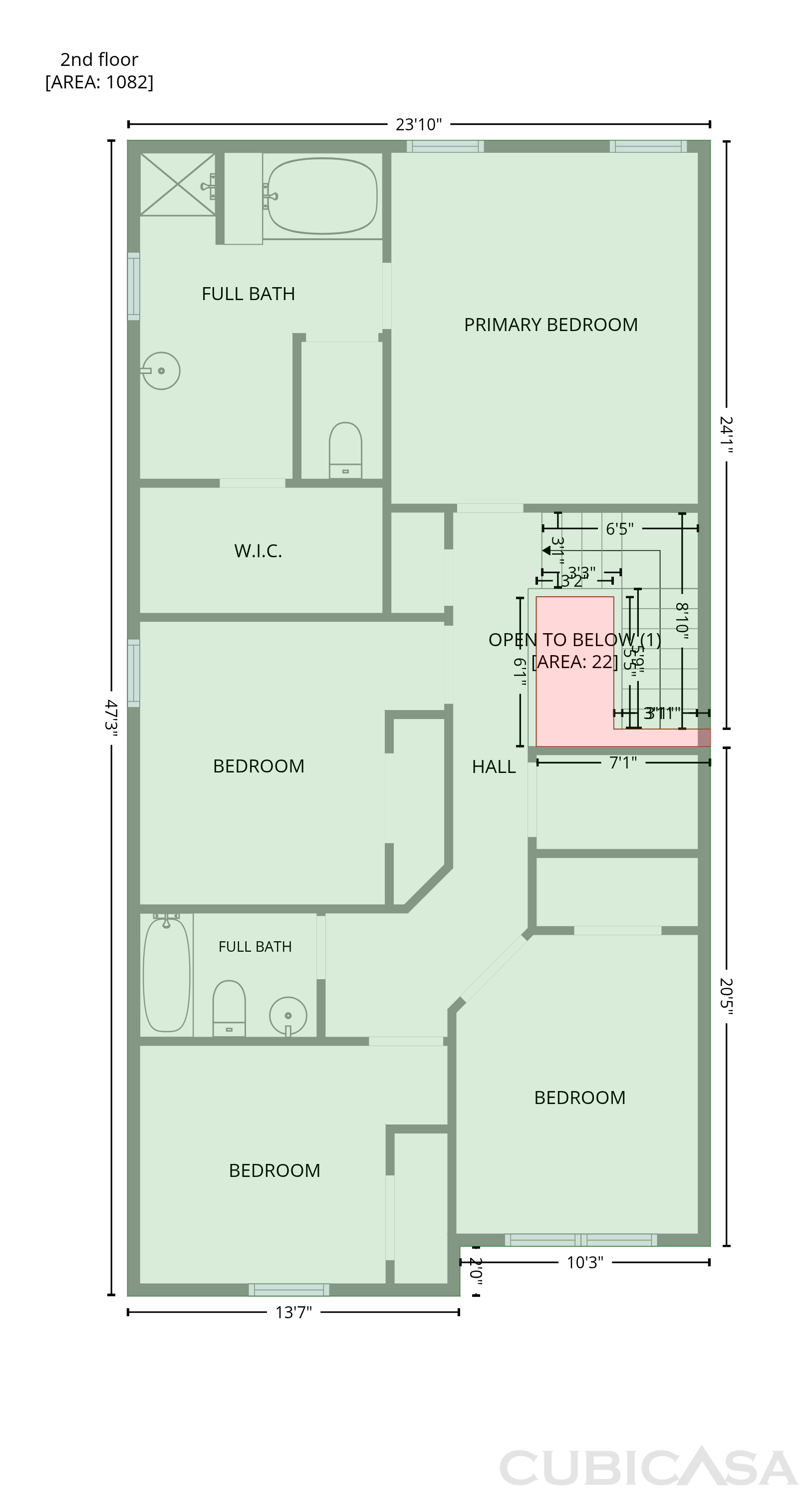 Second Floor of 4473 Ravenwood Dr, Union City, GA