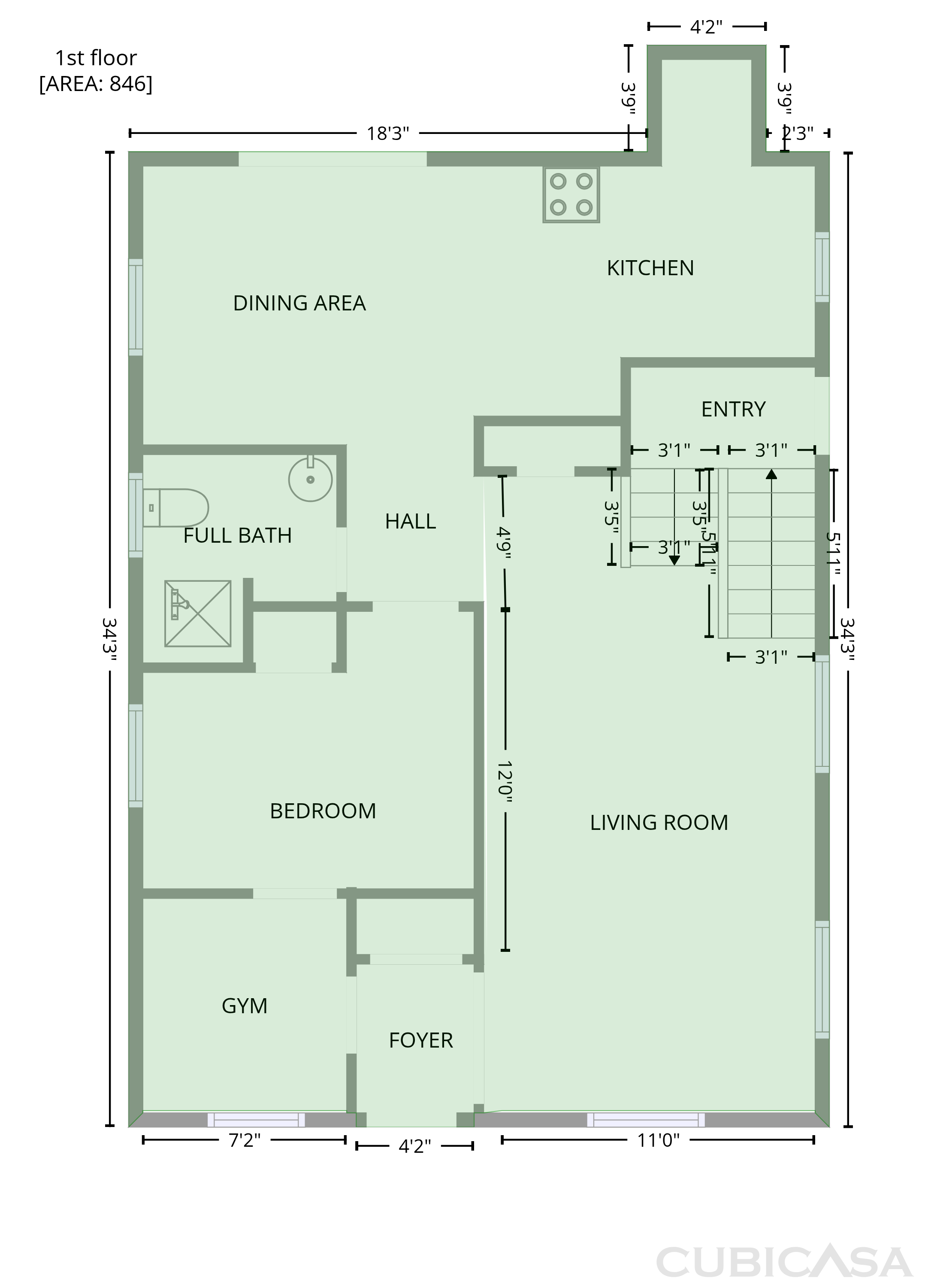 Second Floor of 506 Lyons Rd, Basking Ridge, NJ