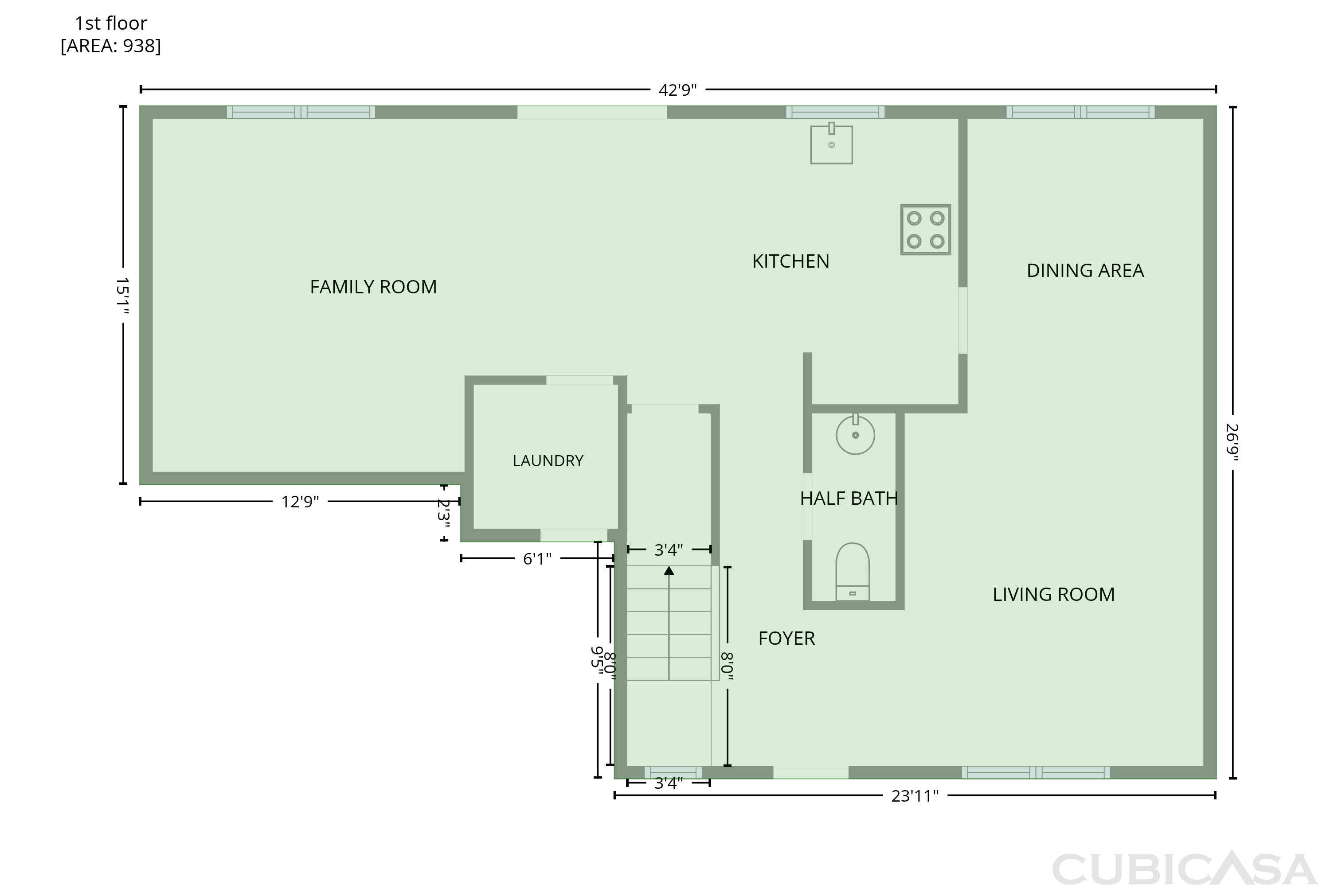 Main Floor of 1320 NW 5th Ct, Battle Ground, WA