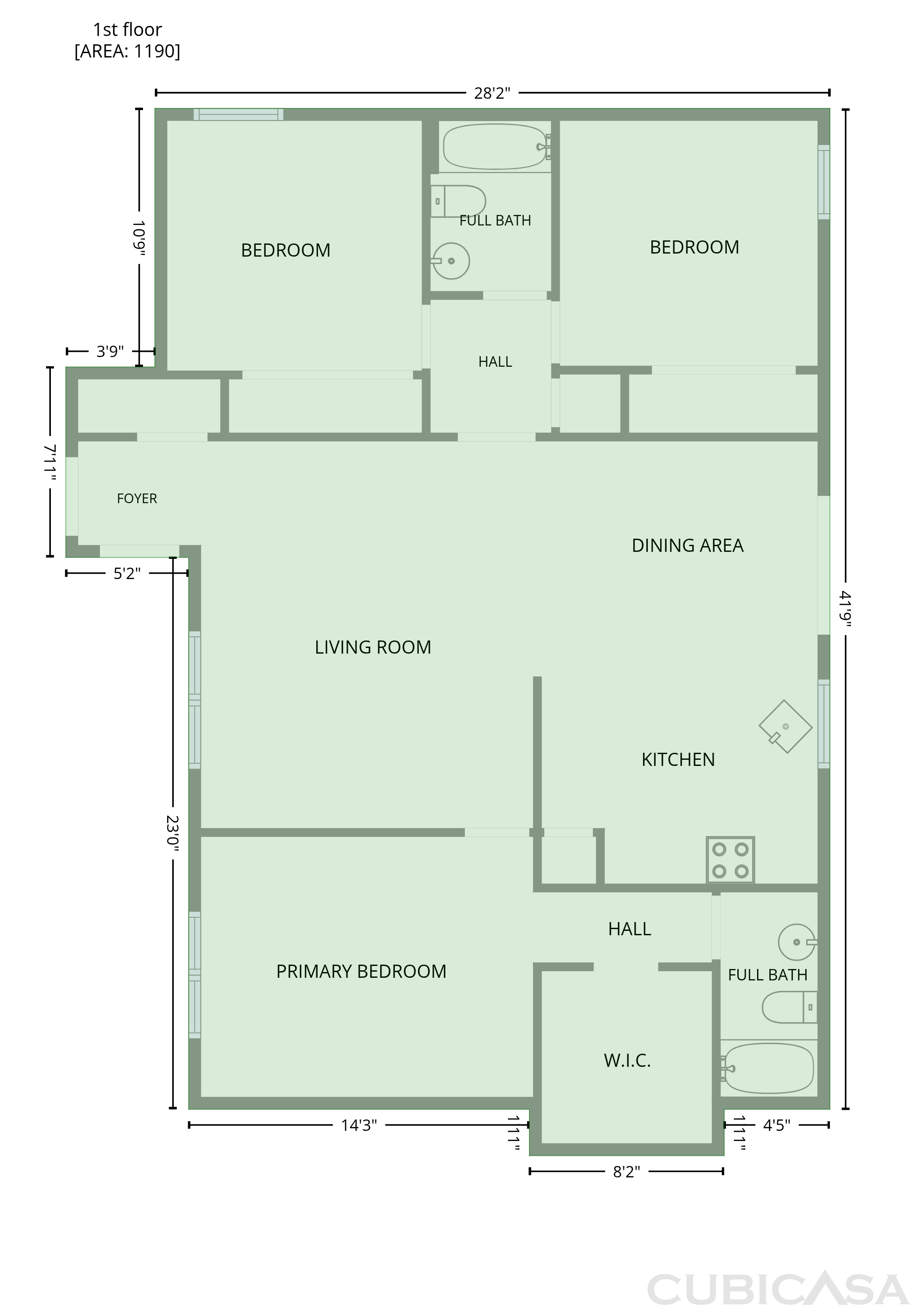 Main Floor of 826 Hilly Bend Dr, Apopka, FL