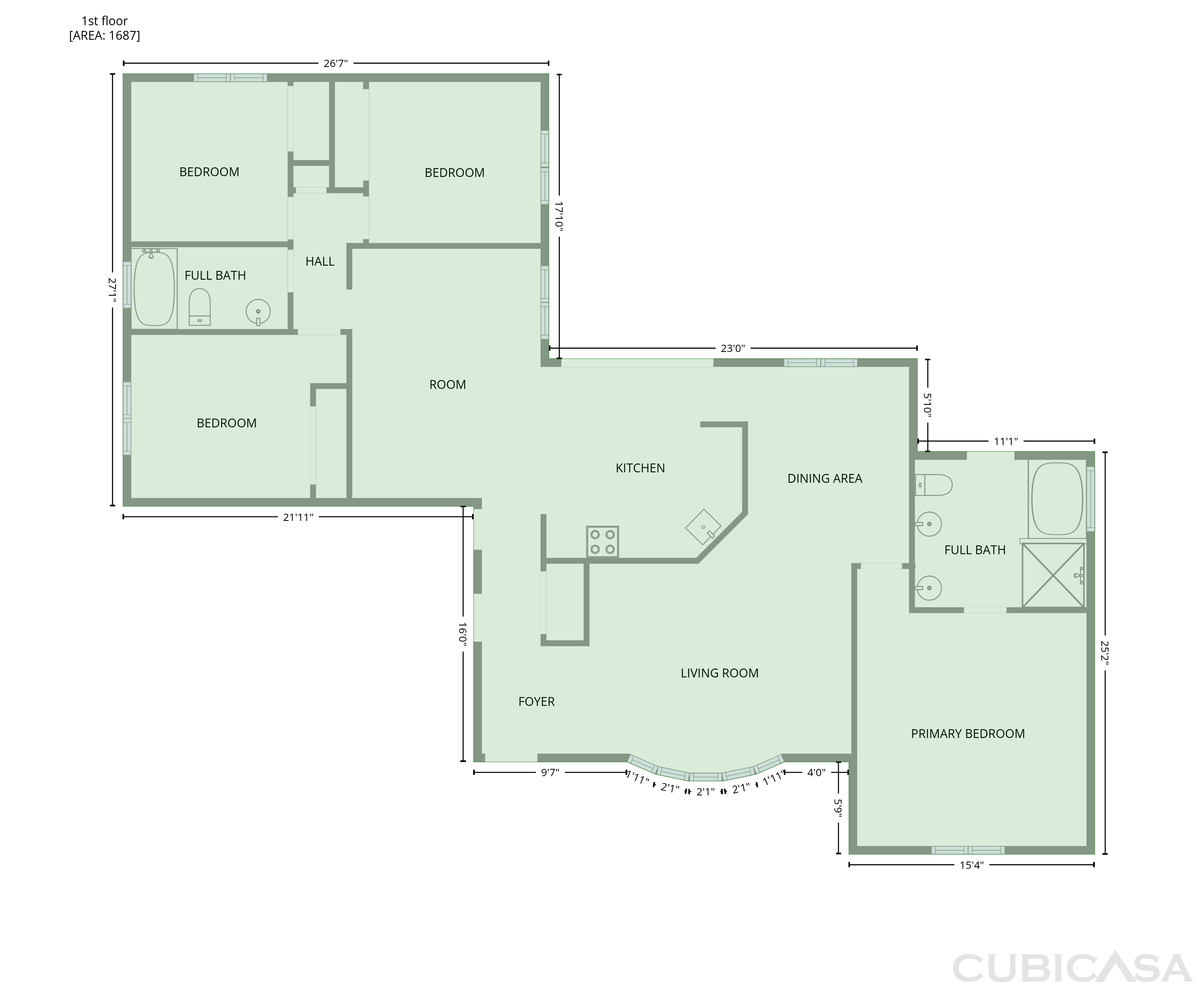 Main Floor of 4830 Dunbarton Dr, Orlando, FL