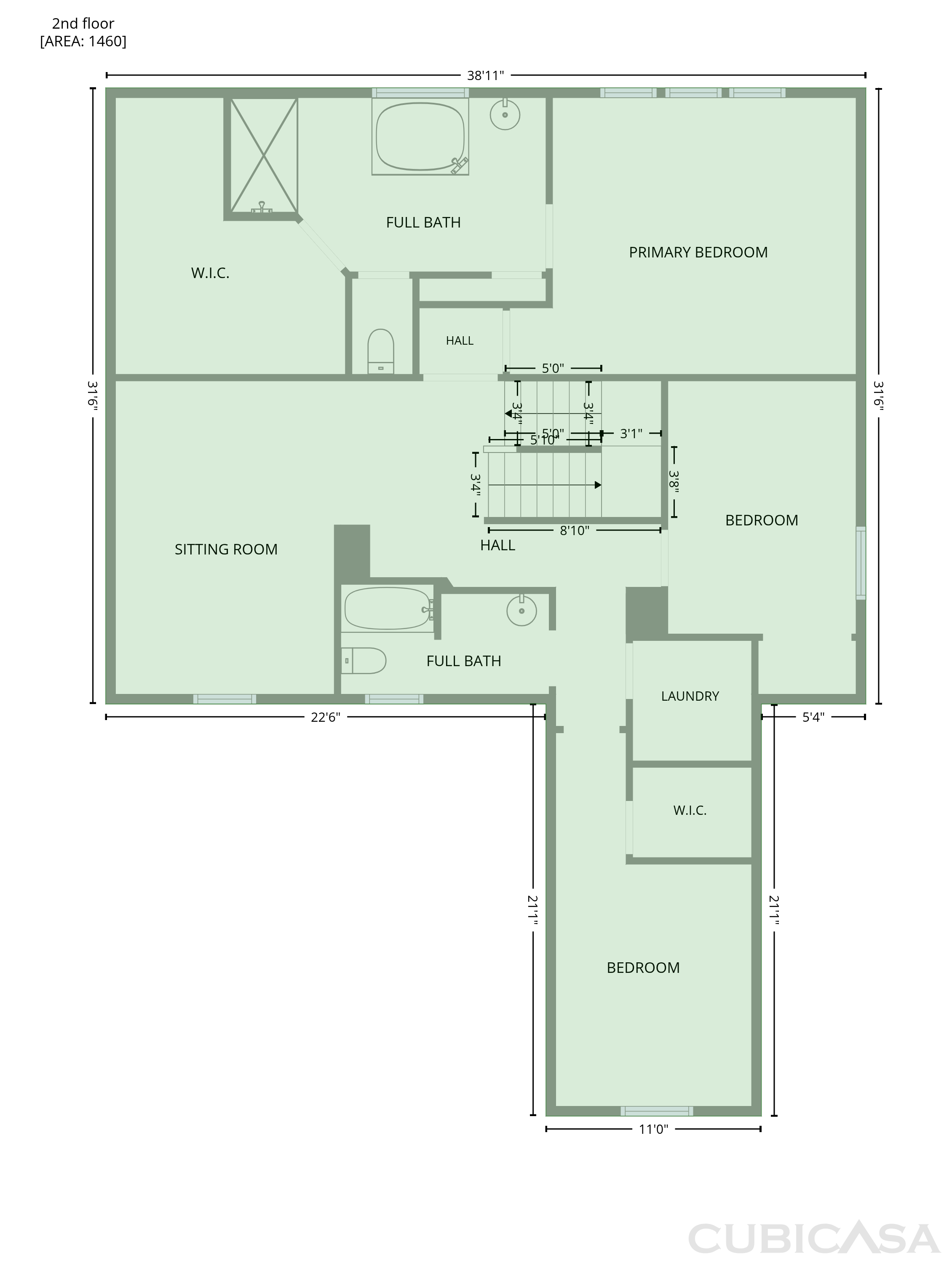 Second Floor of 1578 Tice Hurst Ln, Apex, NC