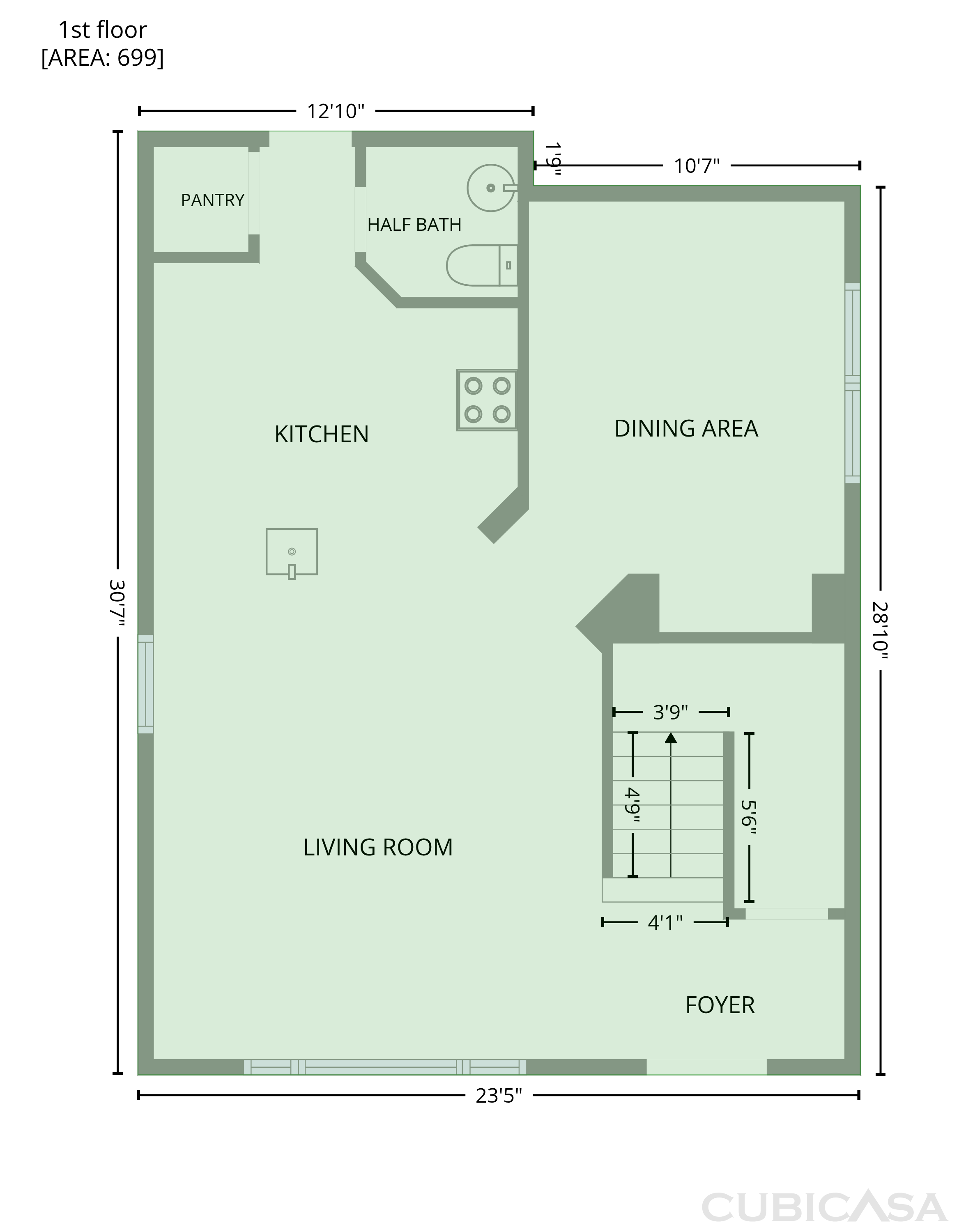 Main Floor of 1572 Astoria Arbor Ln, Orlando, FL