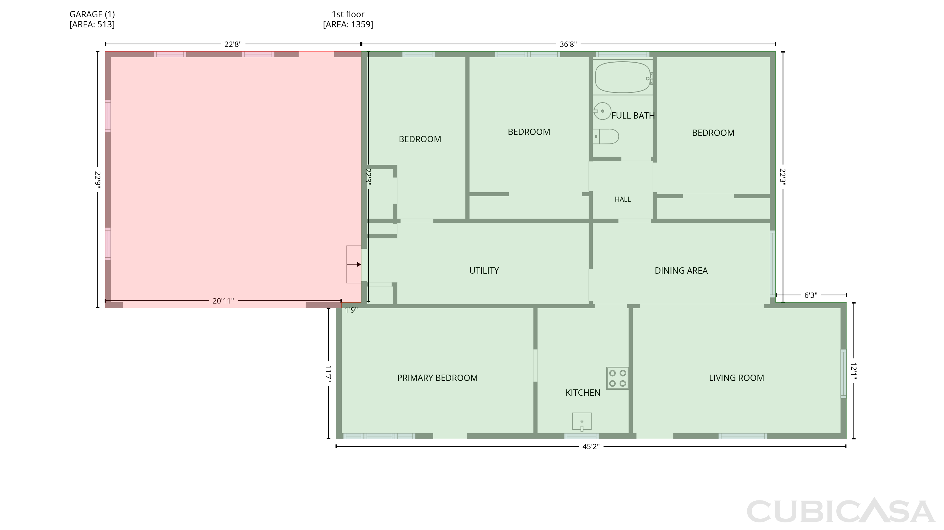 Main Floor of 508 E Sigler St, Hebron, IN