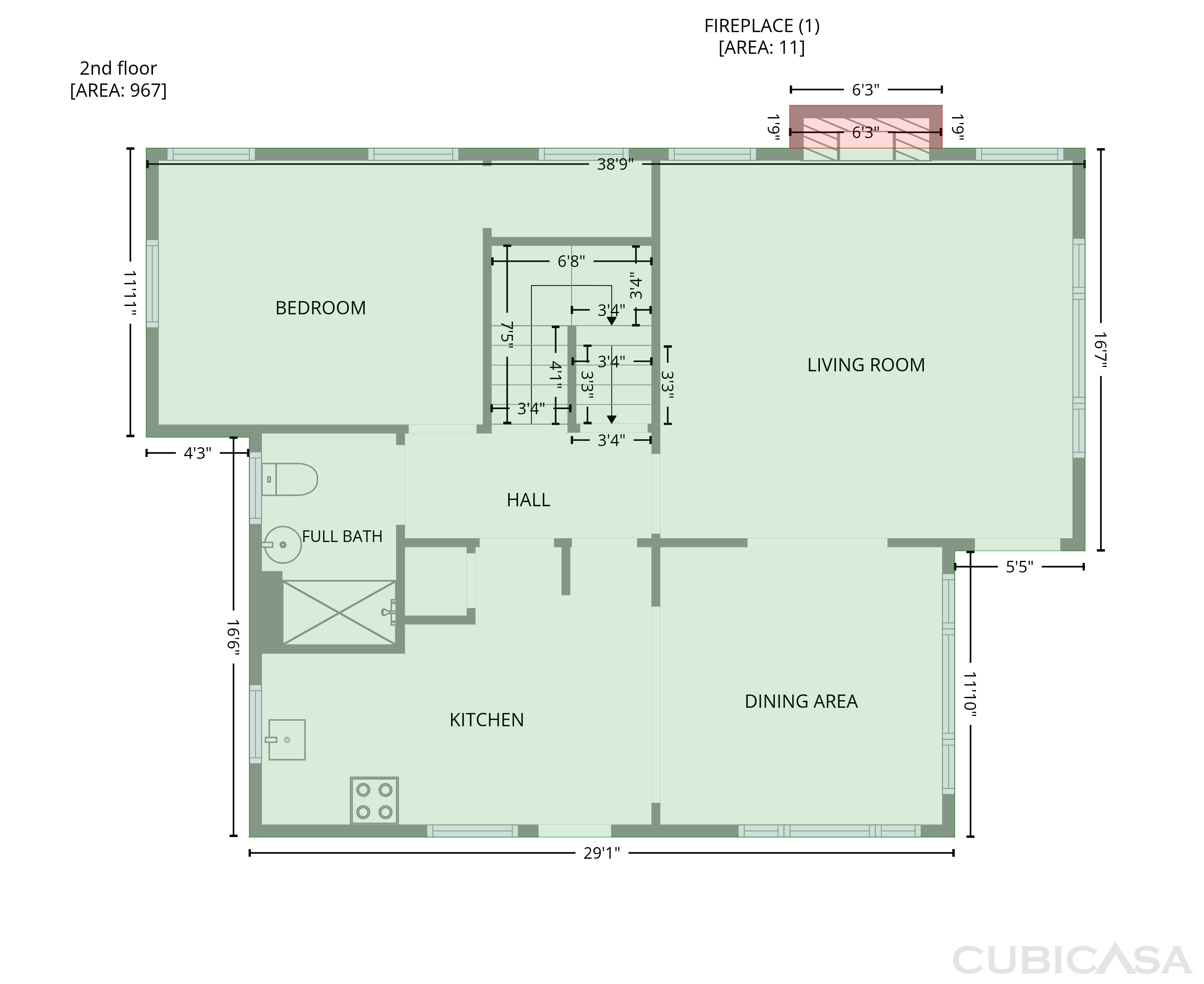 Second Floor of 4545 5th Ave NE, Seattle, WA