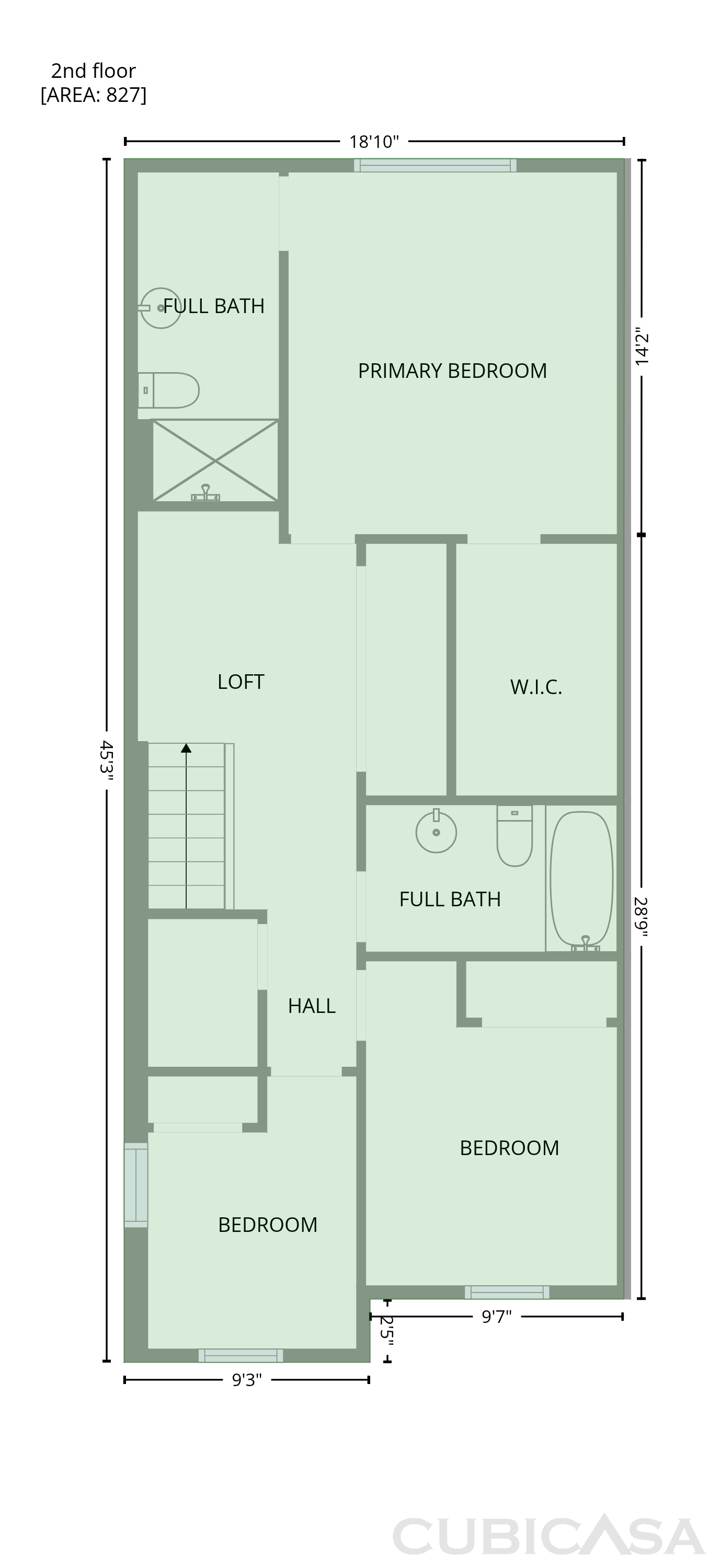 Second Floor of 7070 Woodchase Glen Dr, Riverview, FL
