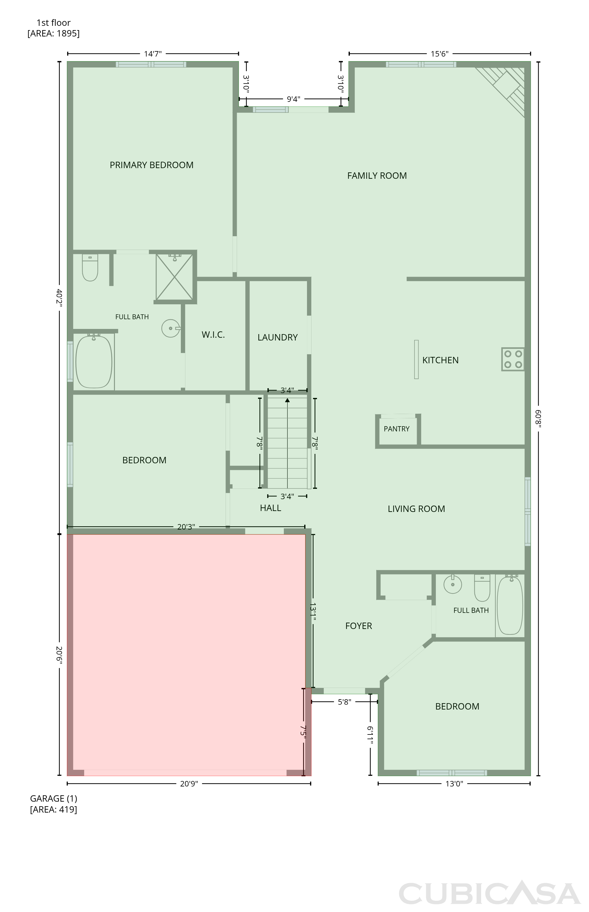 Main Floor of 1411 Niagara Falls Ct, Arlington, TX