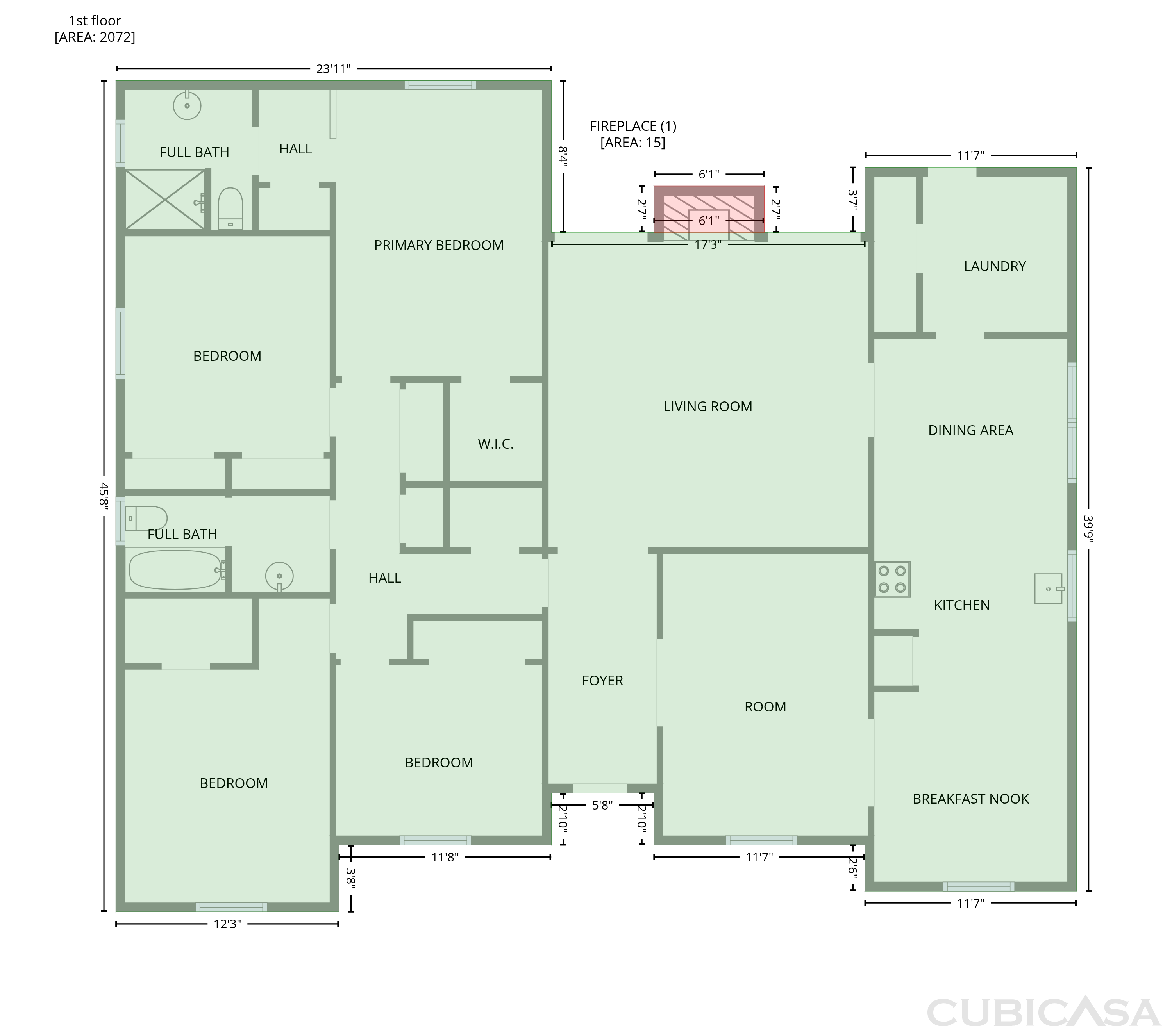 Main Floor of 7807 Bideford Ln, Houston, TX