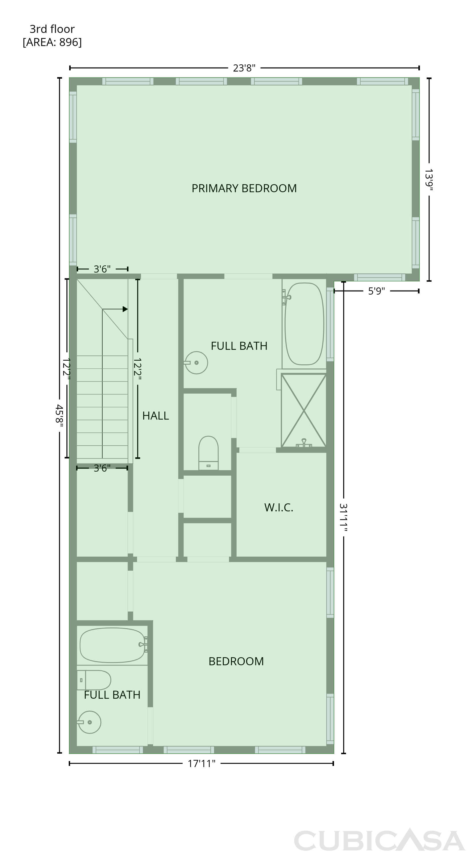 Third Floor of 2370 Crescent Park Ct, Atlanta, GA