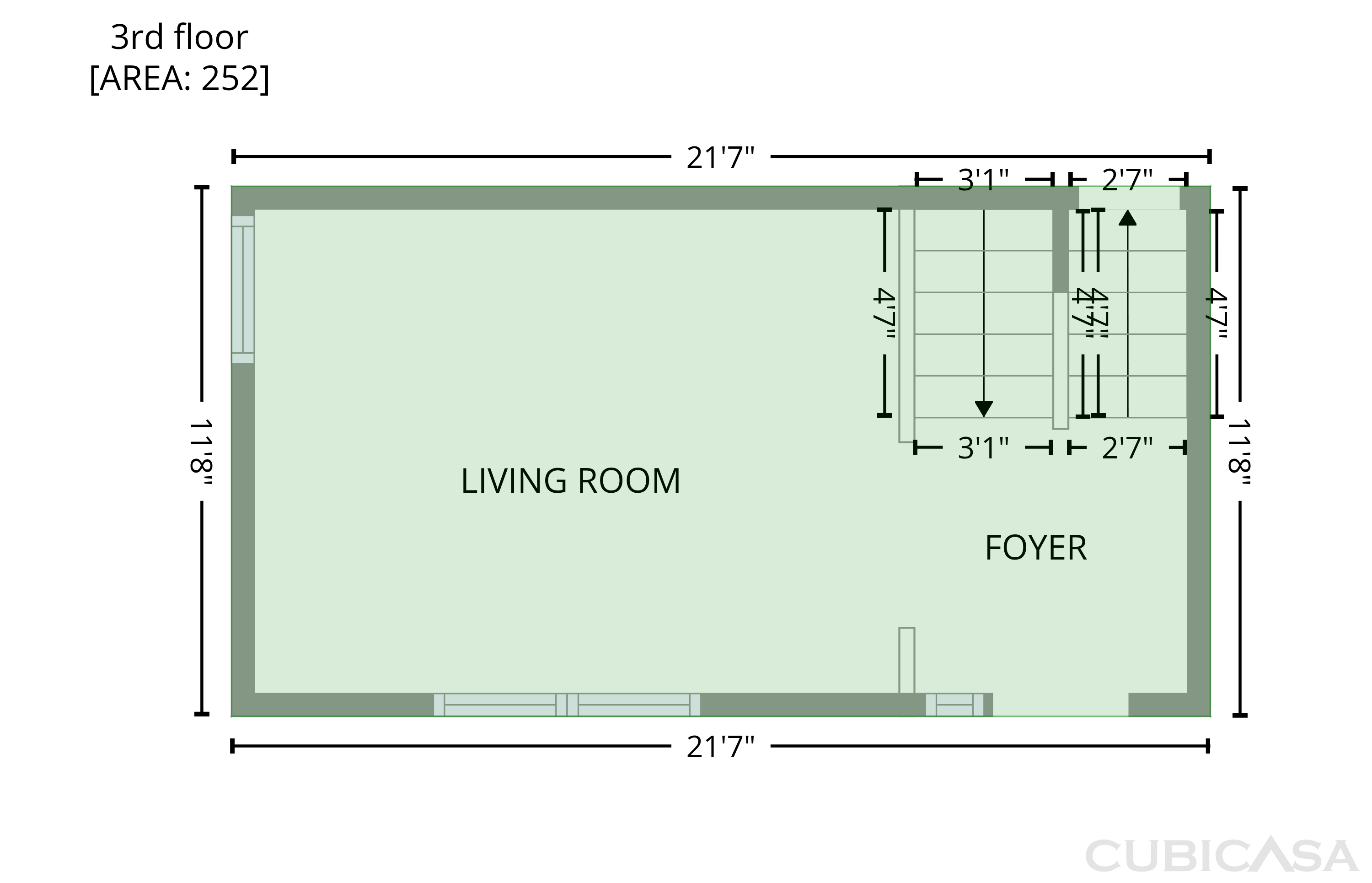 Third Floor of 6486 Lynndale Ln, Morrow, GA