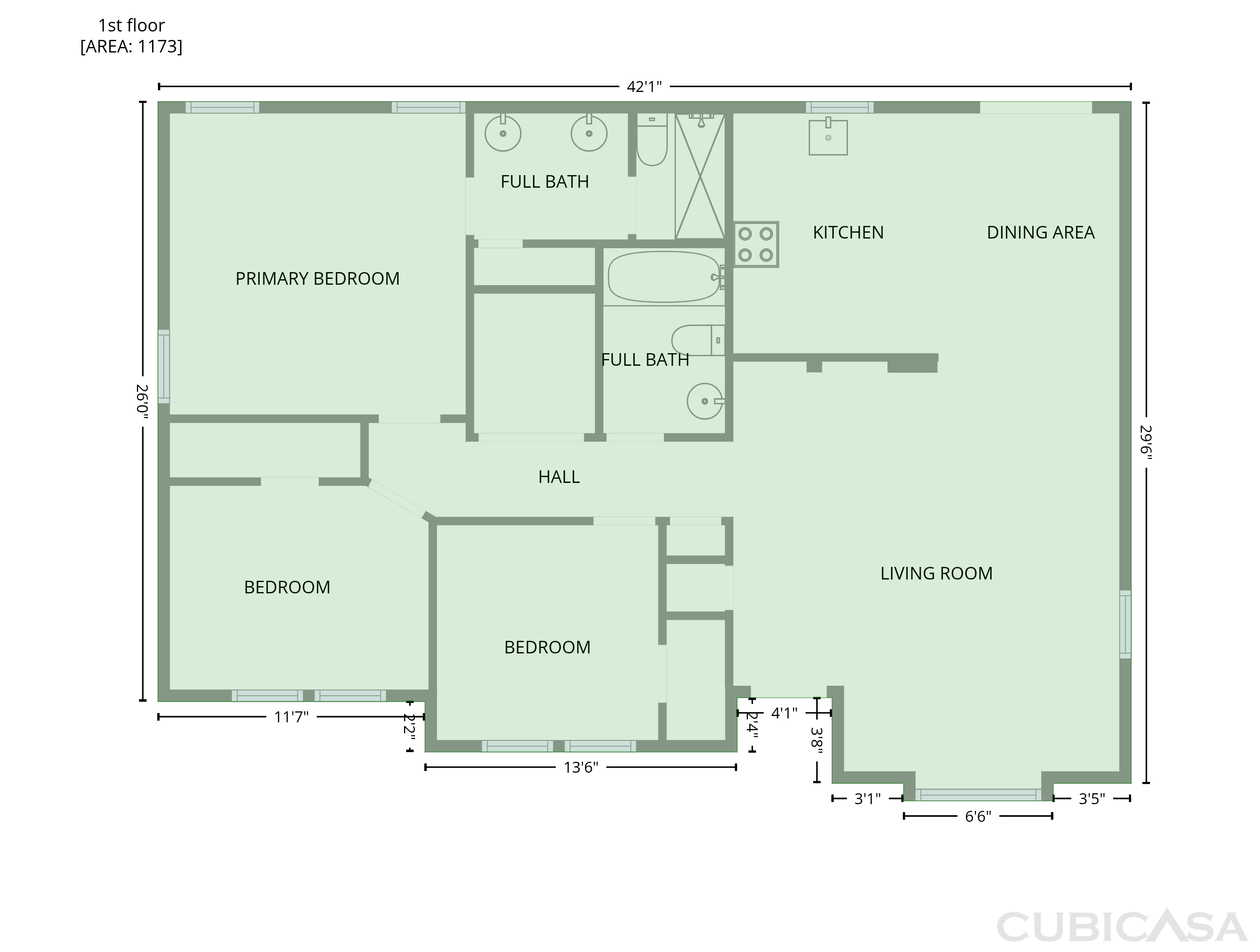 Main Floor of 5501 Wagon Farm Rd, Efland, NC