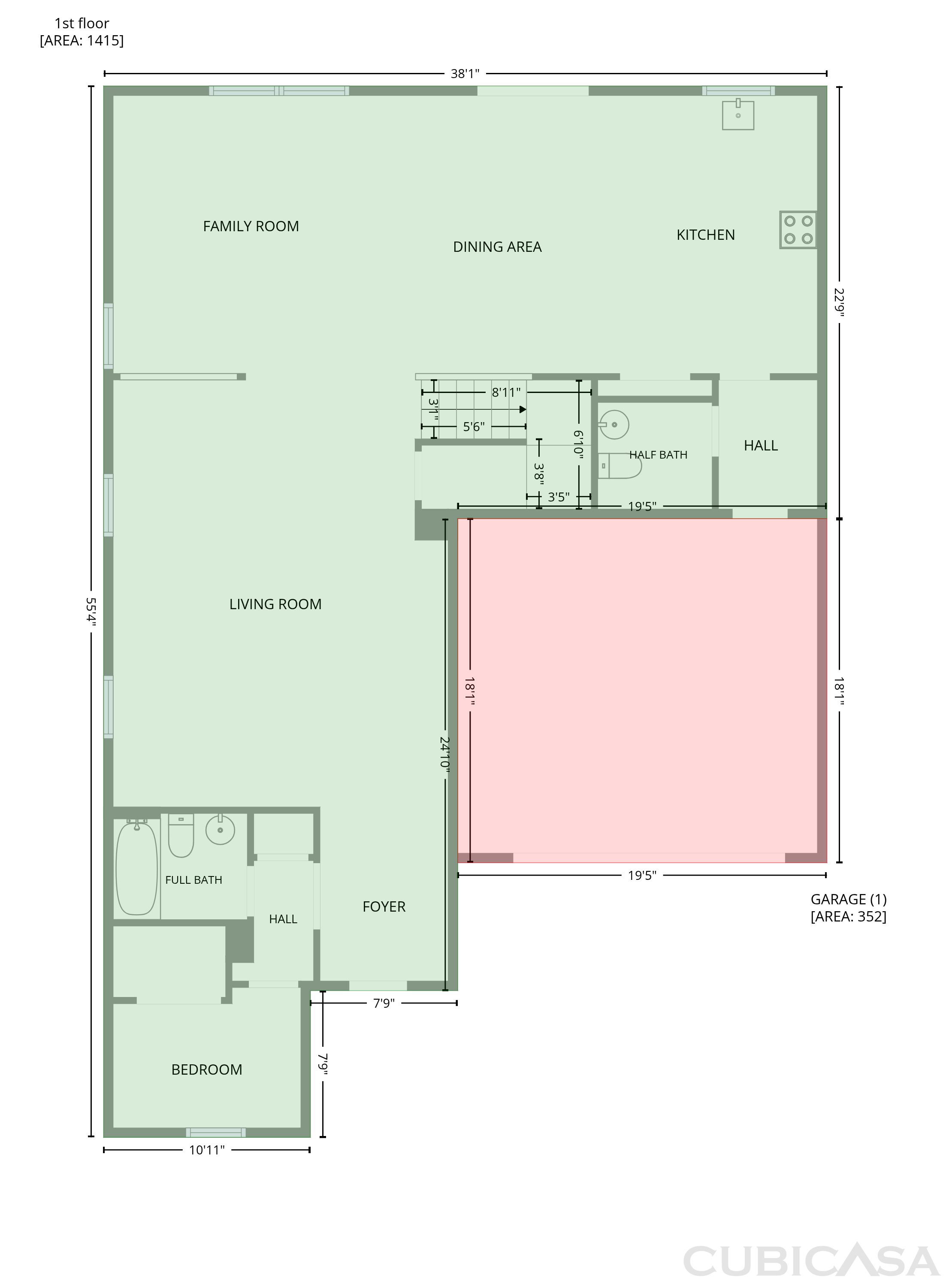 Main Floor of 7607 Tangle Rush Dr, Gibsonton, FL