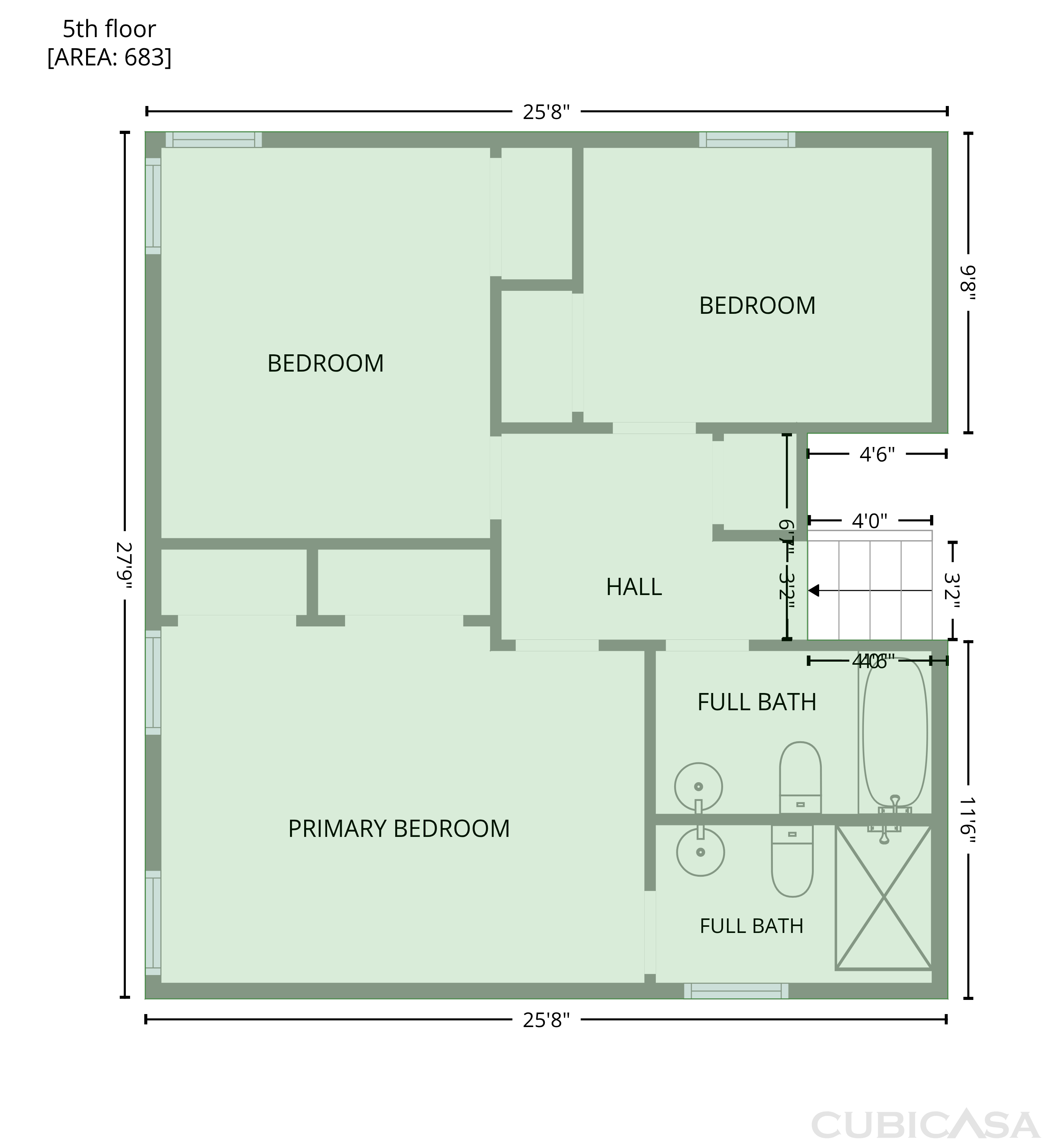 Floor 6 of 1503 Featherstone Rd, Rockford, IL