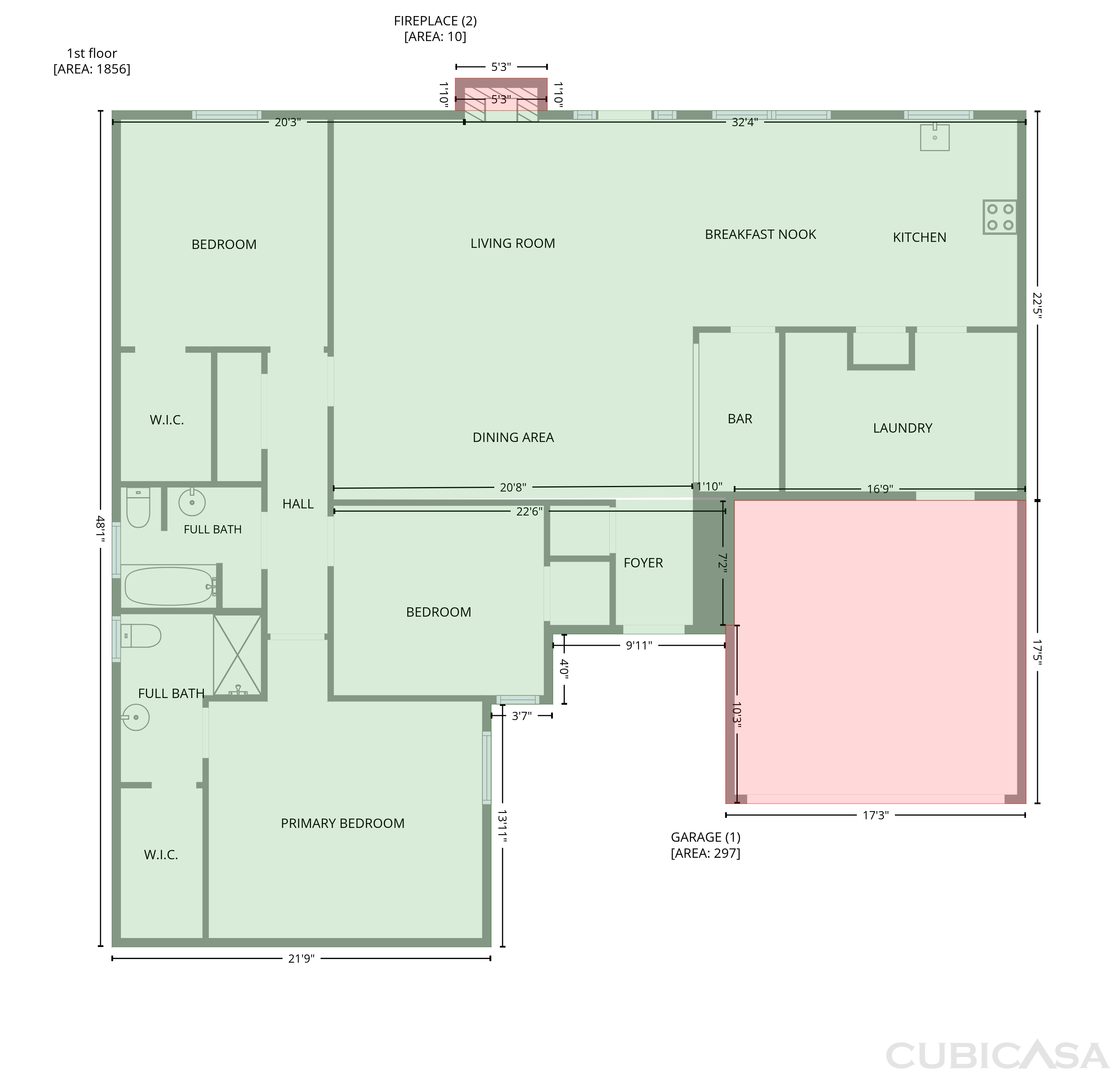 Main Floor of 1208 Hillcrest Dr, Euless, TX