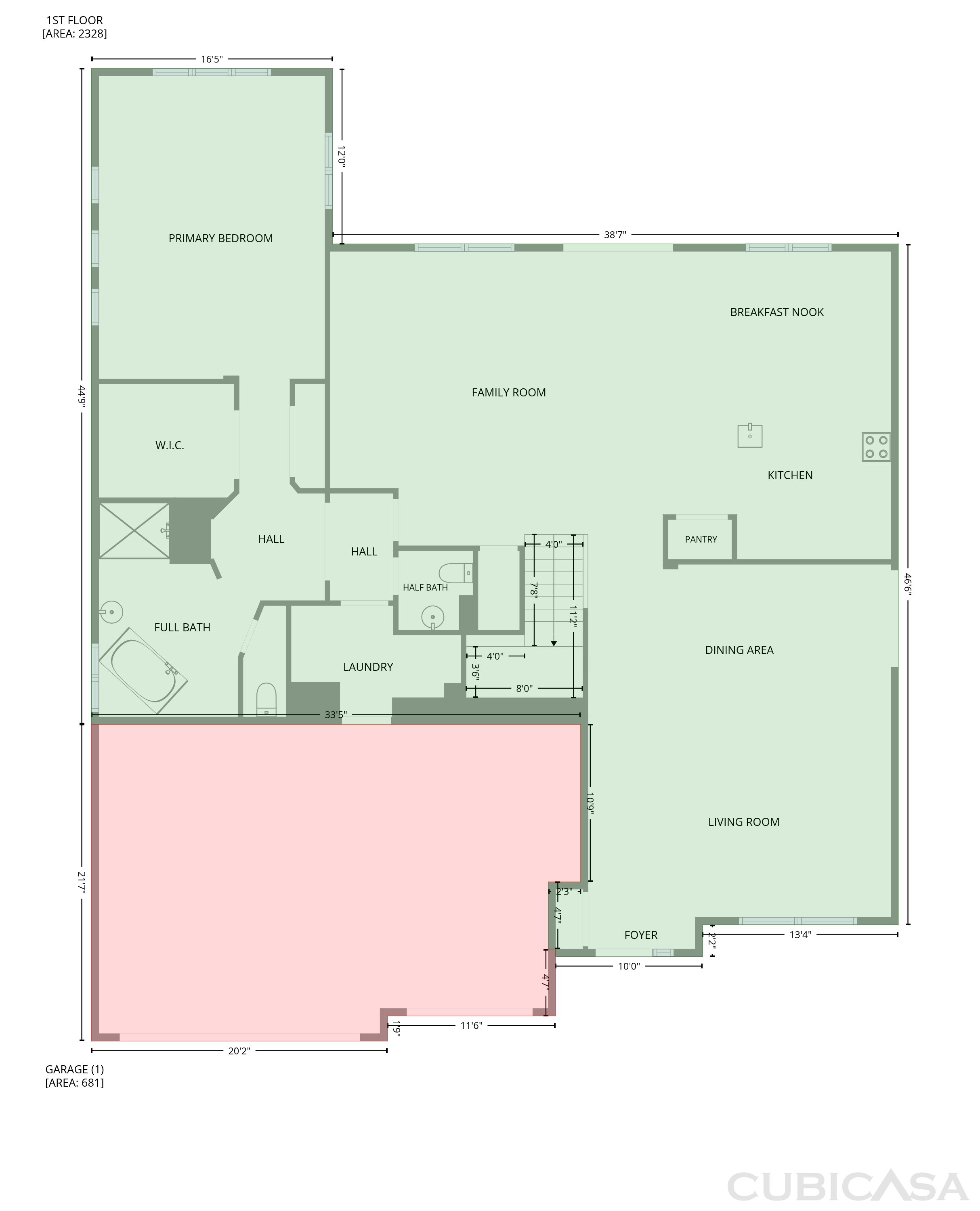 Main Floor of 4415 W Paseo Way, Laveen, AZ
