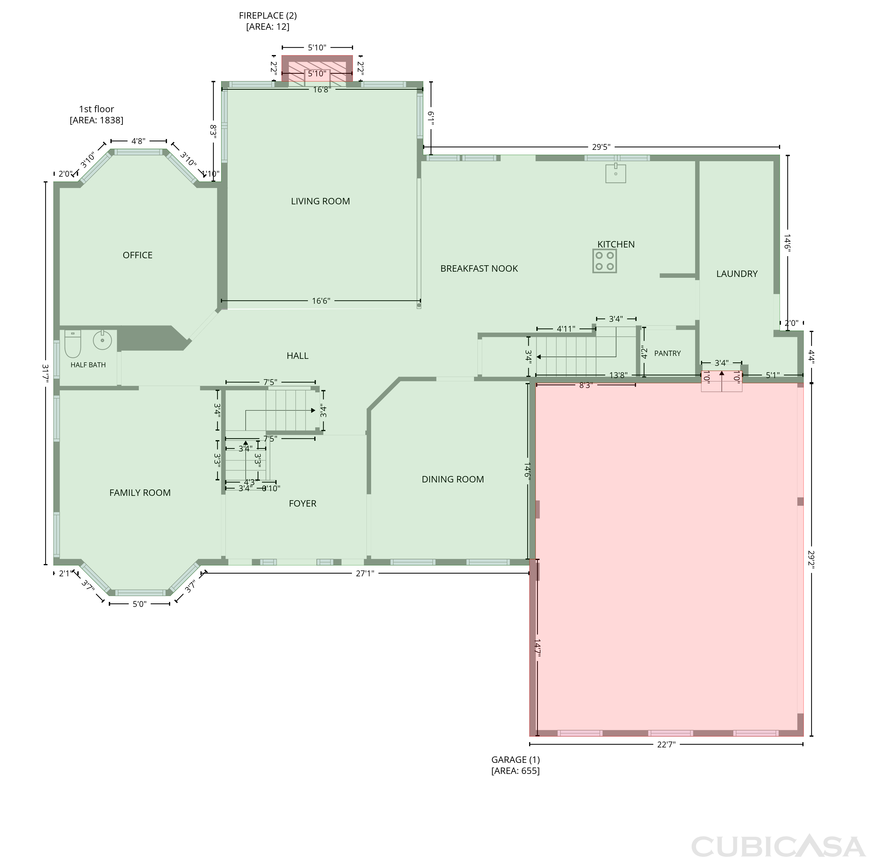 Second Floor of 30 Partridge Ln, Stafford, VA