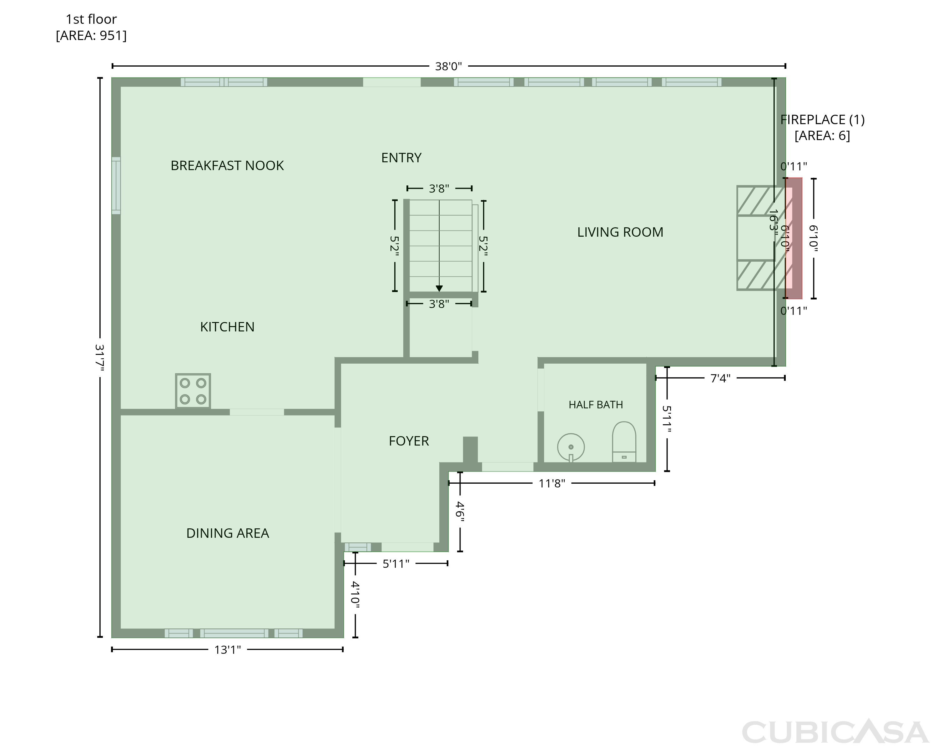Main Floor of 12159 Hawthorne Dr, Montgomery, TX