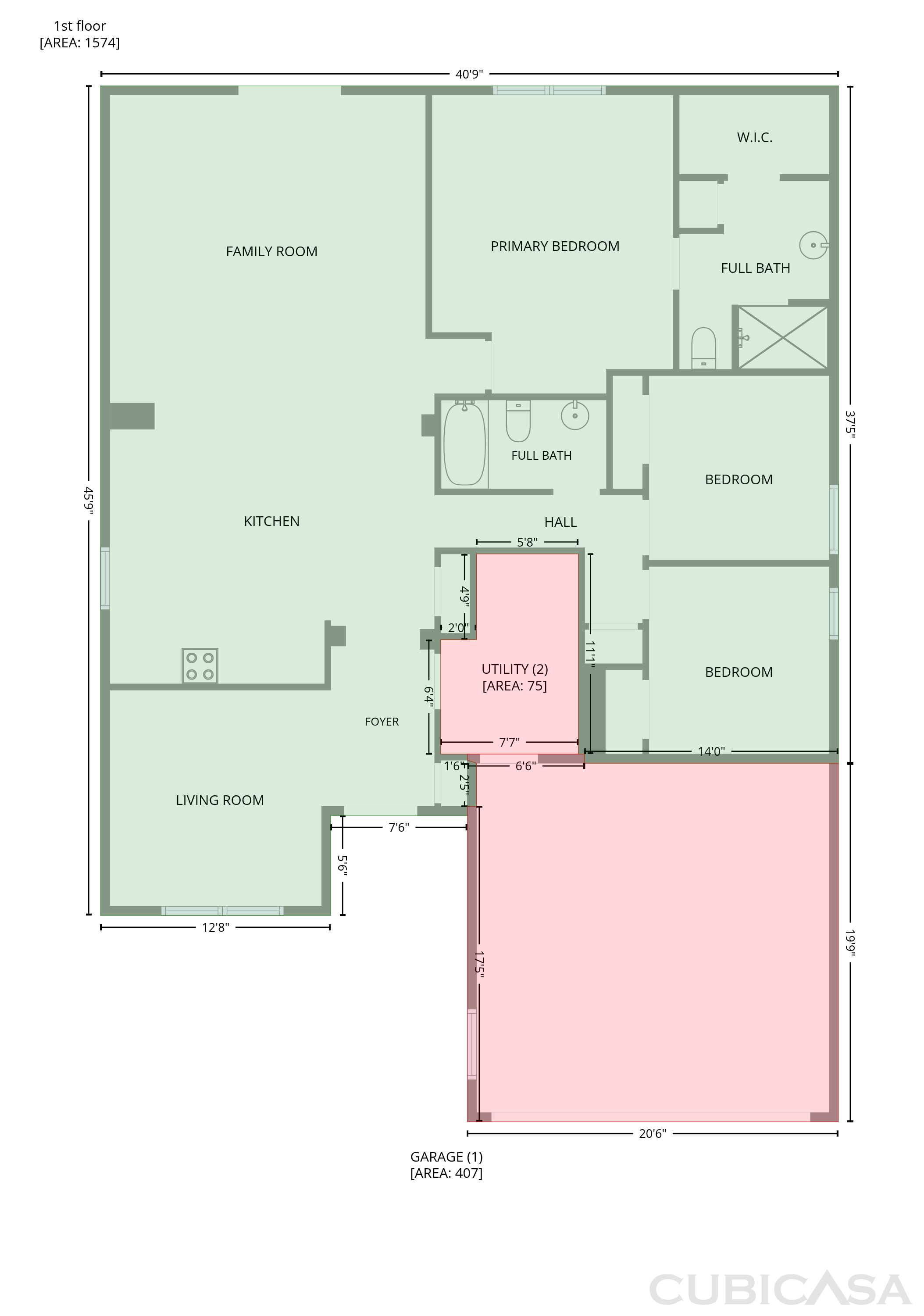 Main Floor of 594 Geronimo Dr, Greenfield, IN