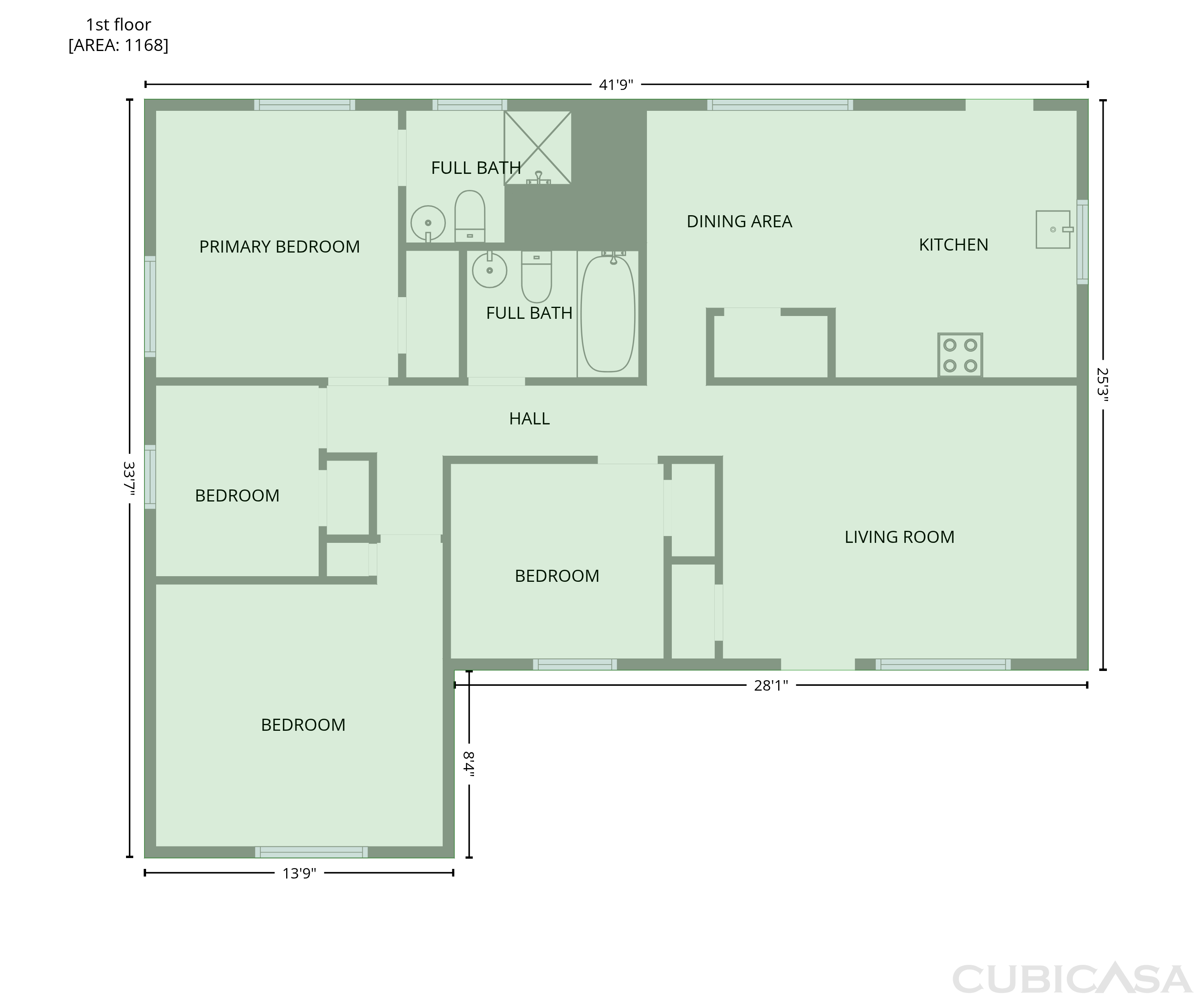 Main Floor of 6616 Amanda Cir, Fayetteville, NC