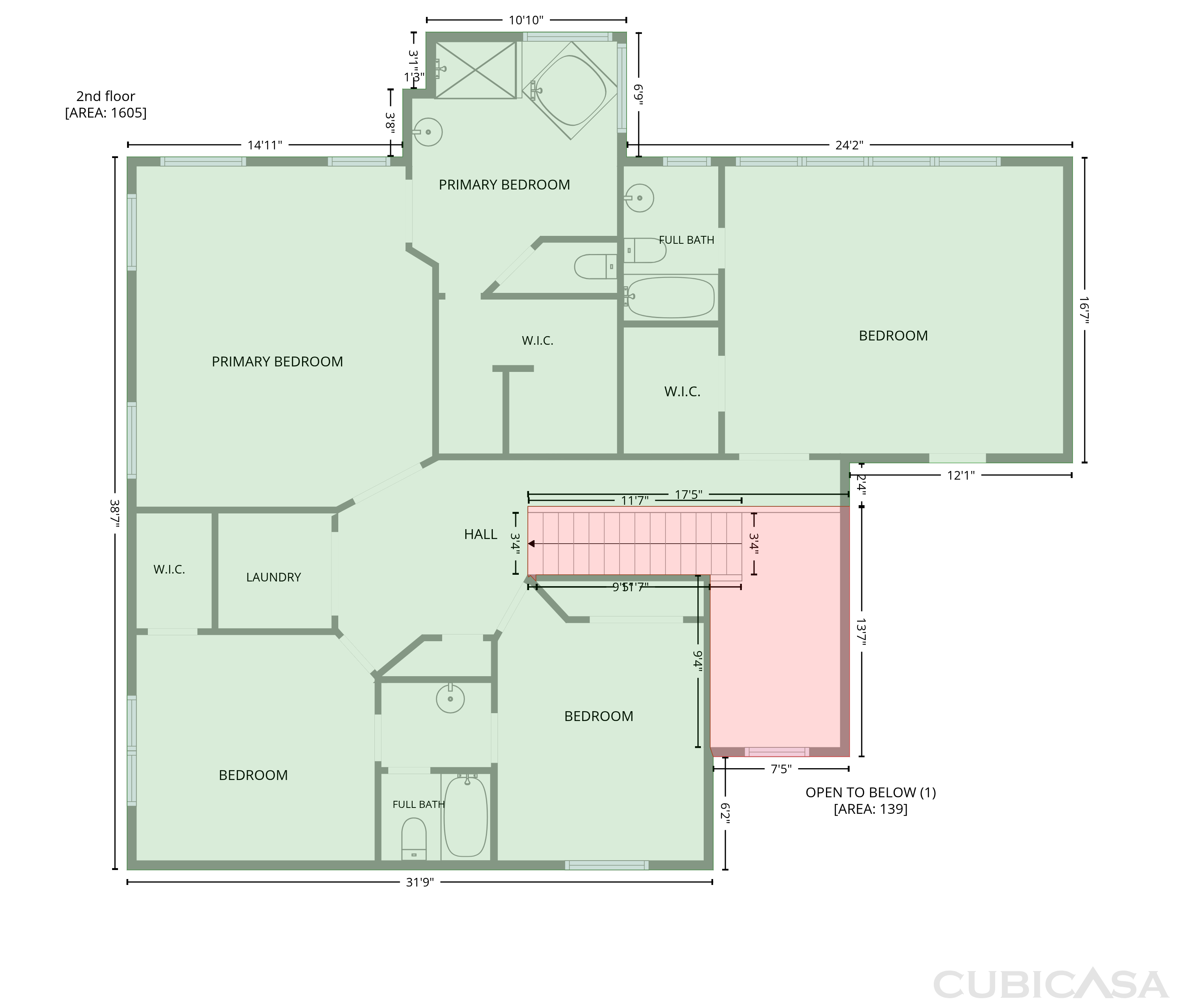 Second Floor of 1139 Donelea Ln NW, Concord, NC