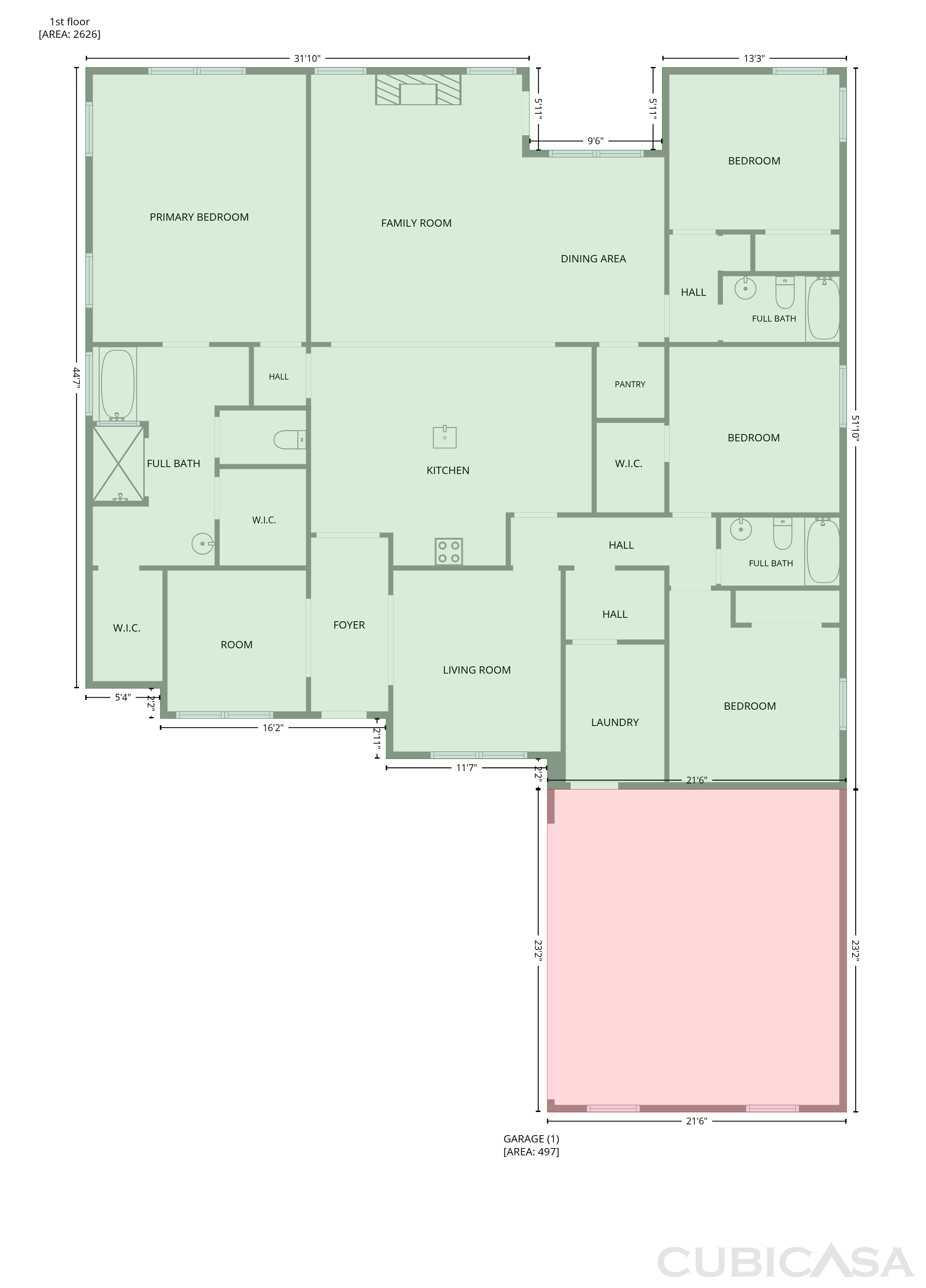 Main Floor of 316 Abby Ln, Millbrook, AL