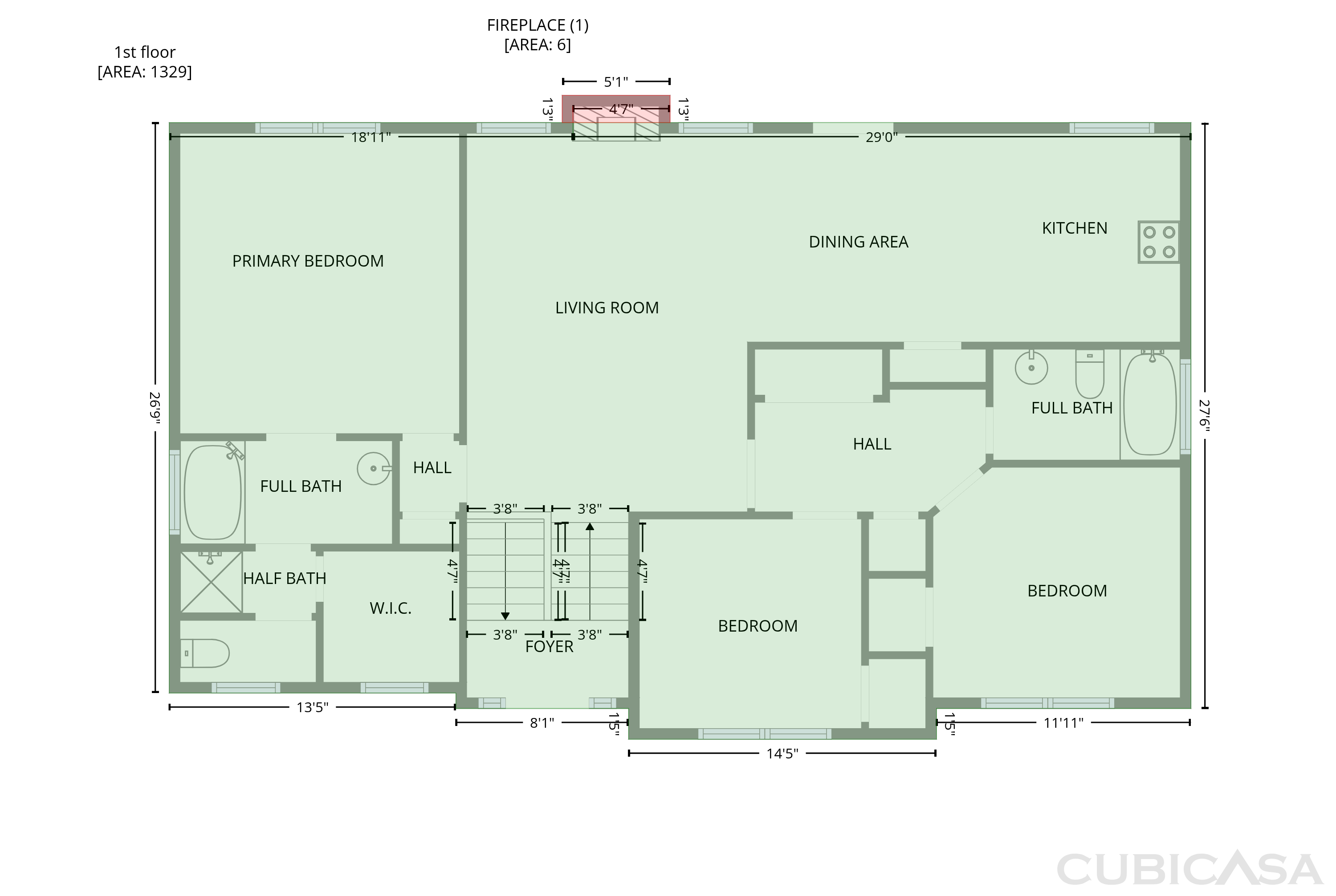 Second Floor of 117 E Woodland Mnr, Temple, GA