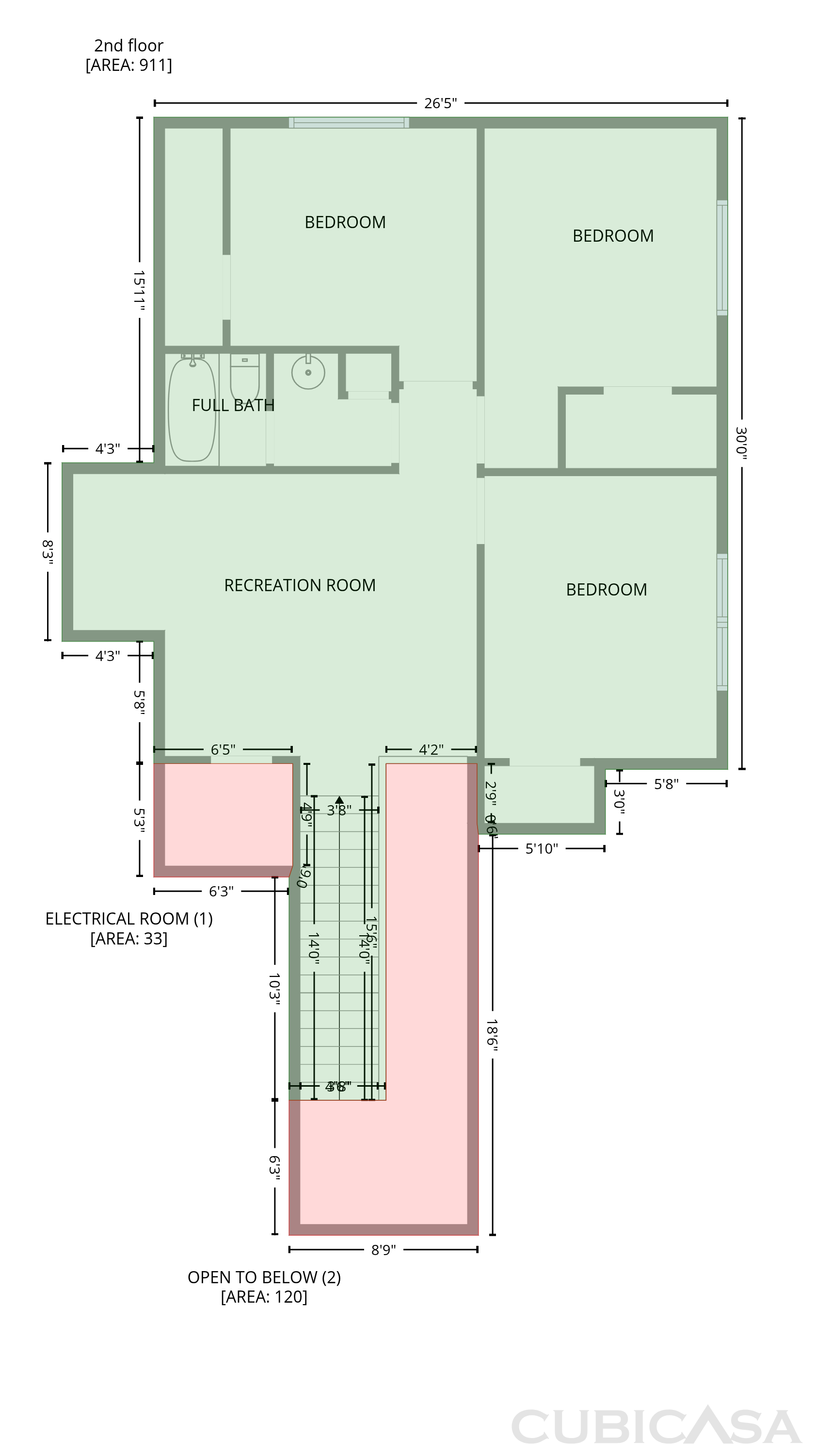 Second Floor of 9816 Mullins Crossing Dr, Fort Worth, TX