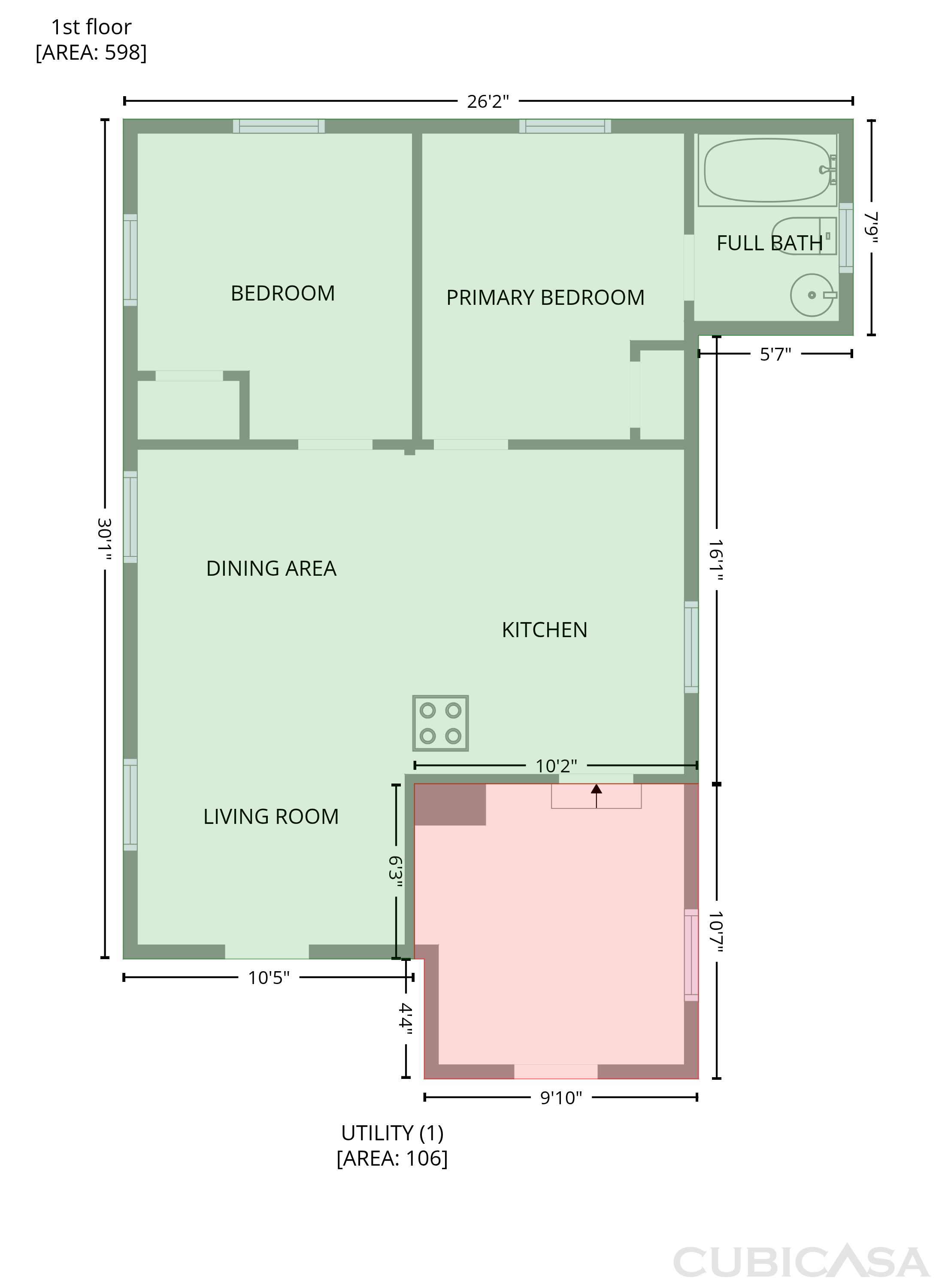Main Floor of 224 Avery St, Fort Mill, SC
