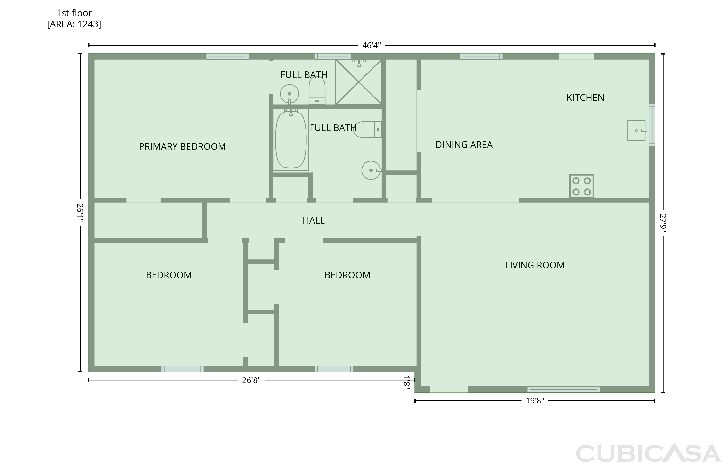 Main Floor of 52 Echota Rd NE, Cartersville, GA