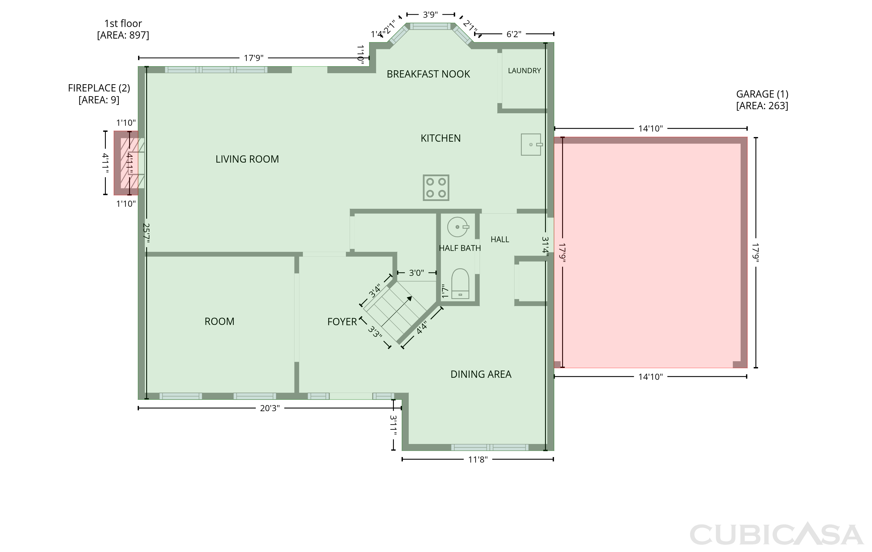 Main Floor of 3737 Winterberry Ct NW, Concord, NC