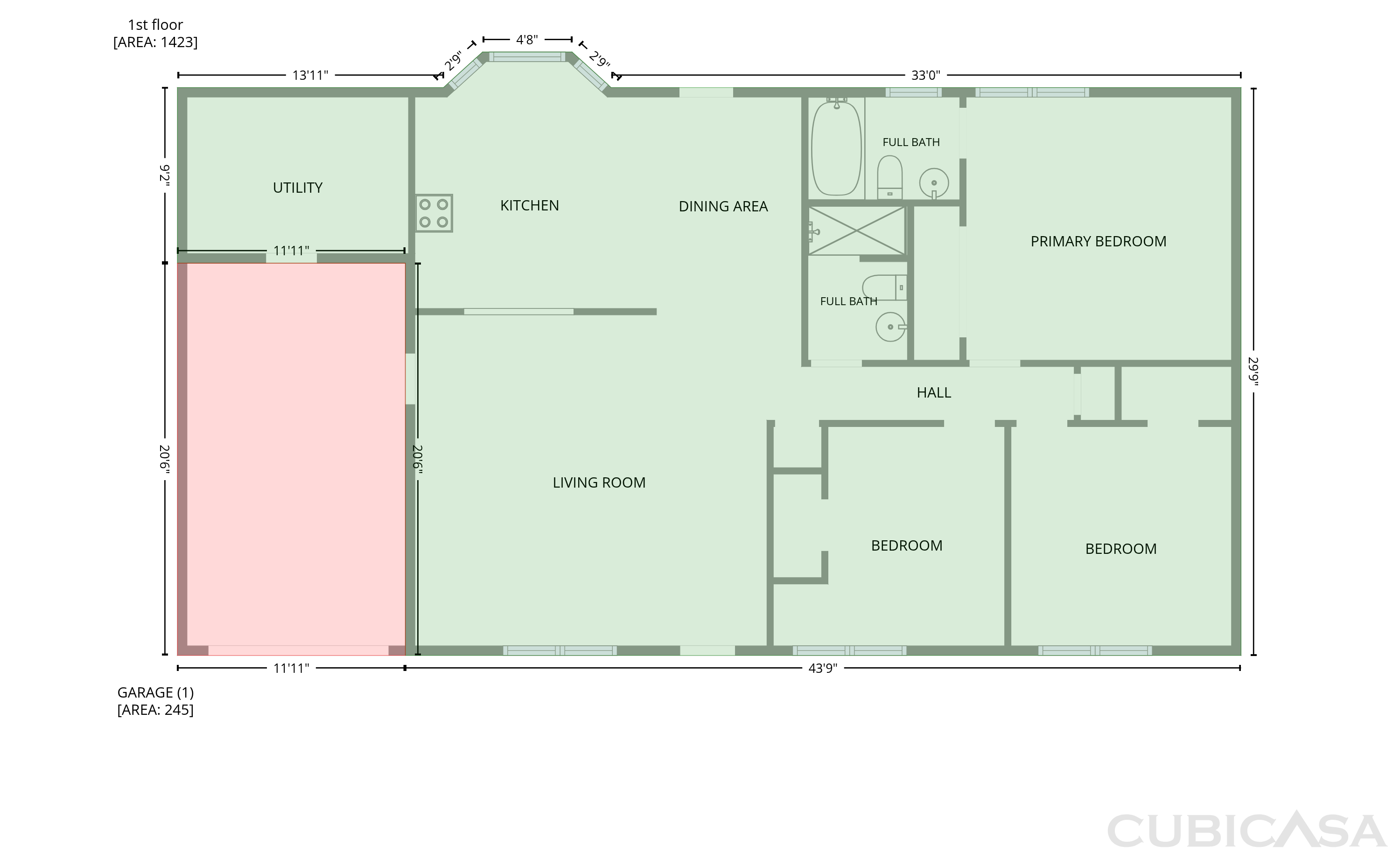 Main Floor of 3772 Charlotte Dr, Rex, GA